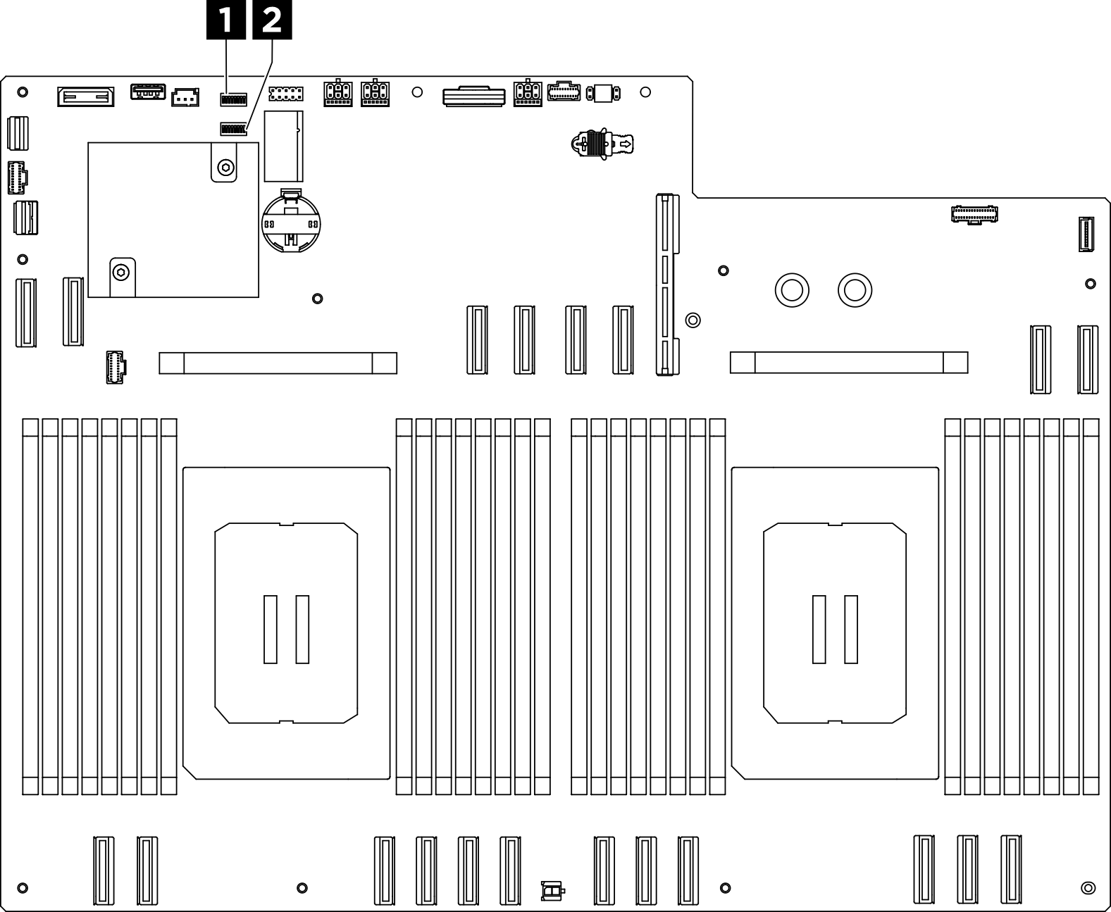 System board switches