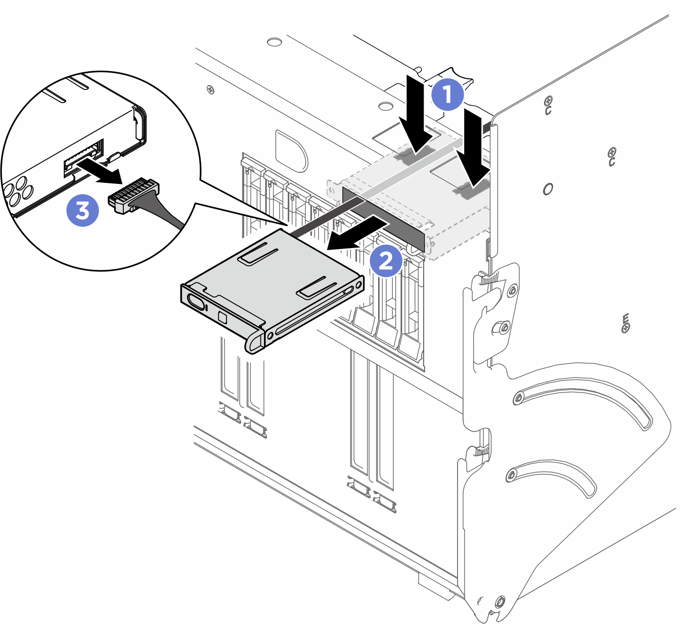 Integrated diagnostics panel removal