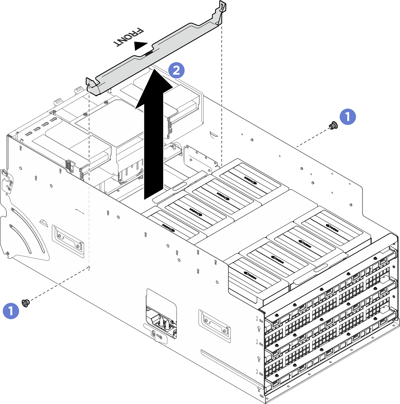 Support bracket removal