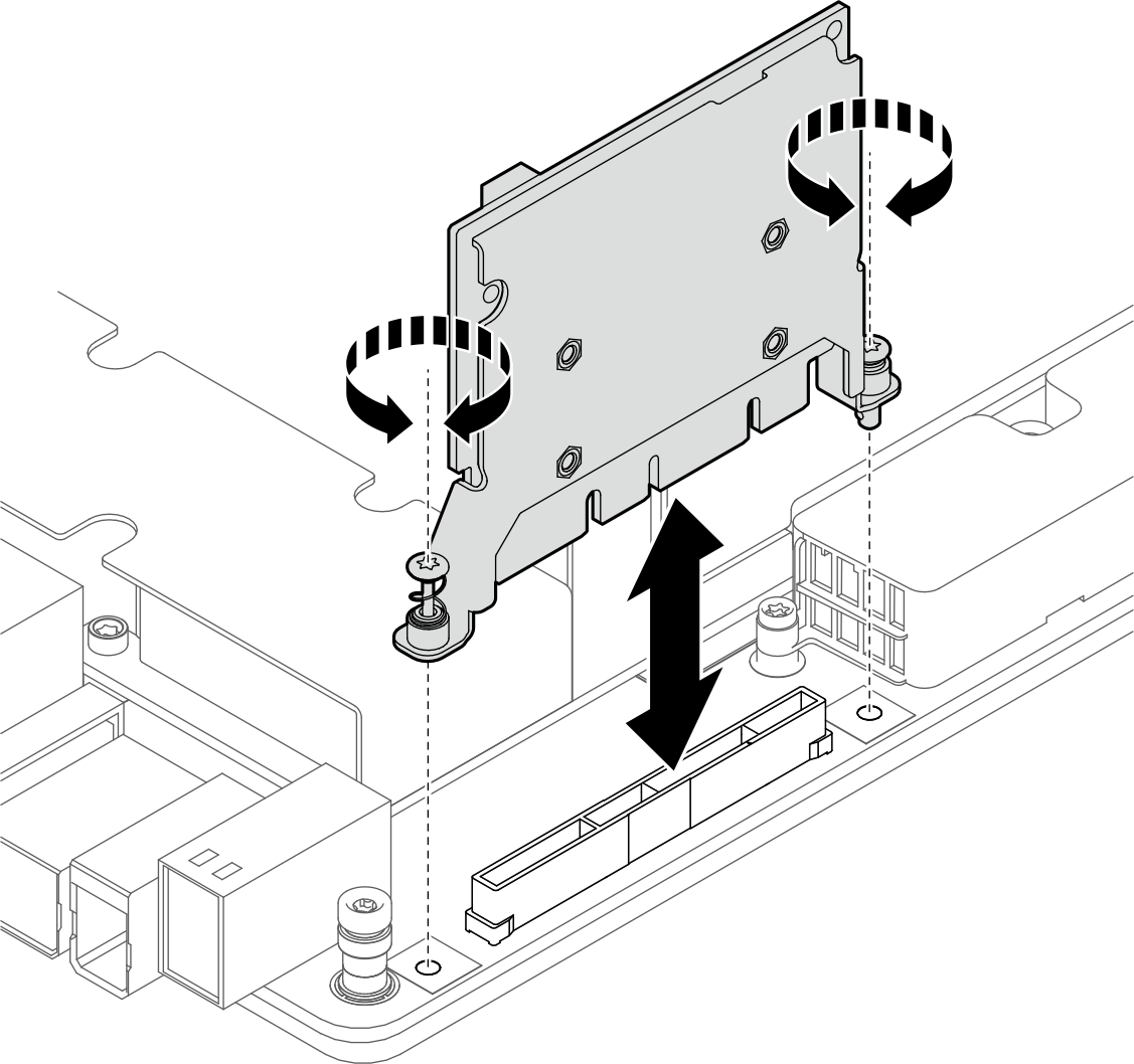 CX-7 adapter card removal