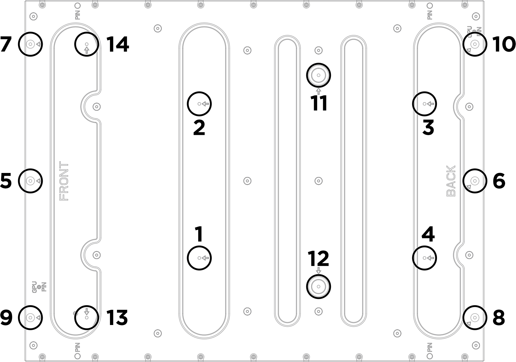 Screw tightening sequence
