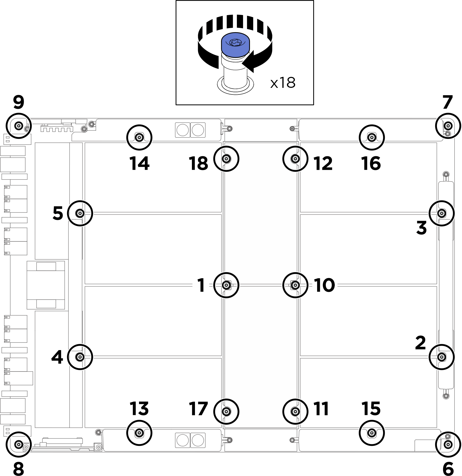Screw installation