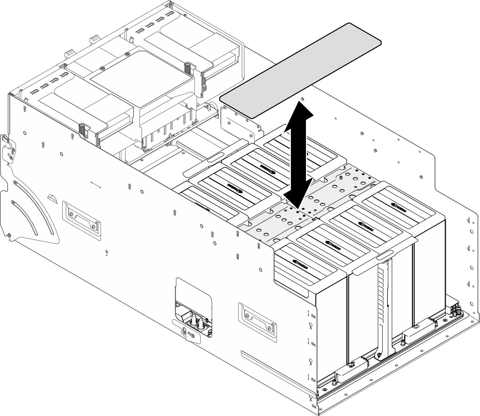 NVSwitch heat sink cover removal