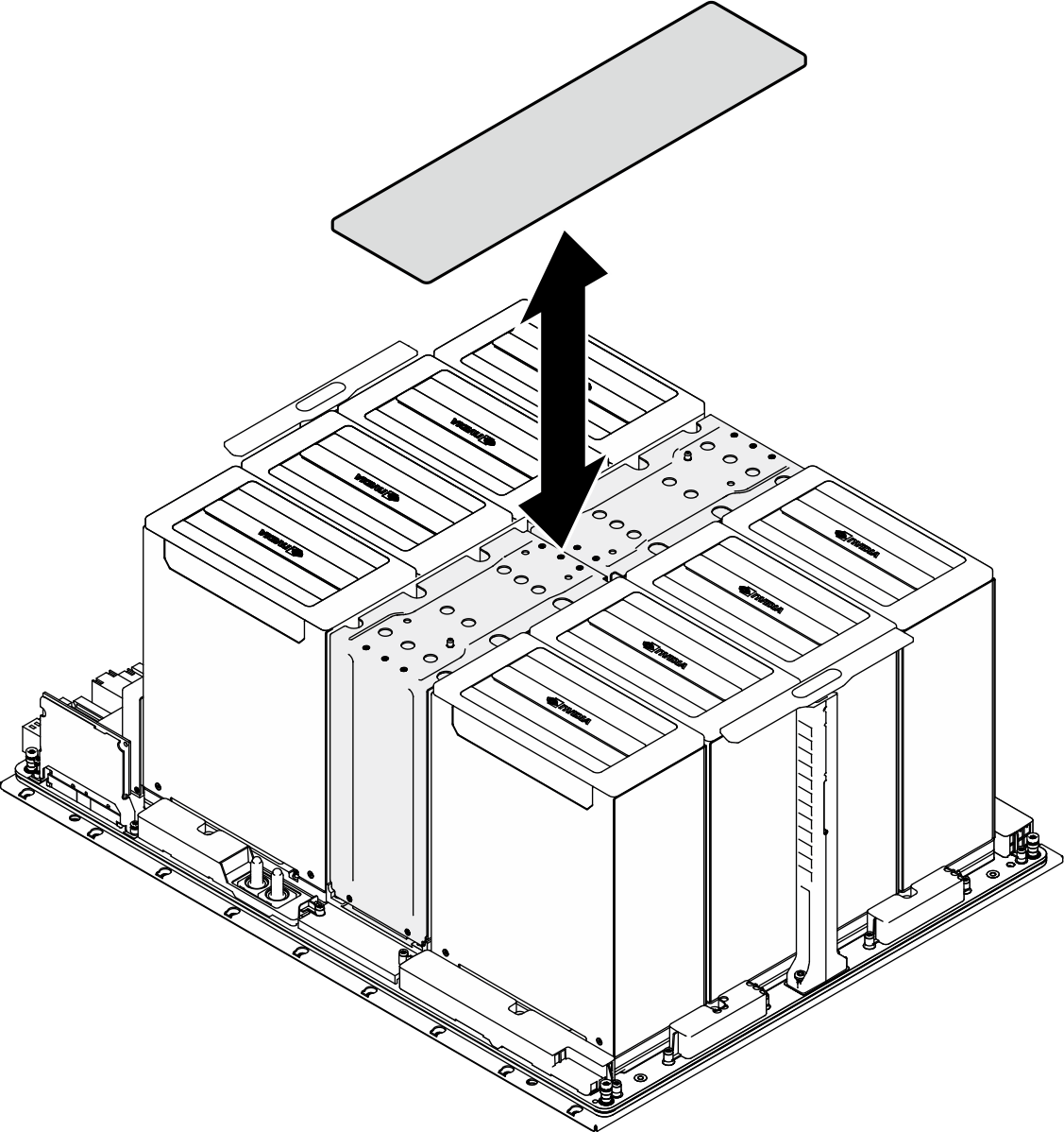 NVSwitch heat sink cover removal