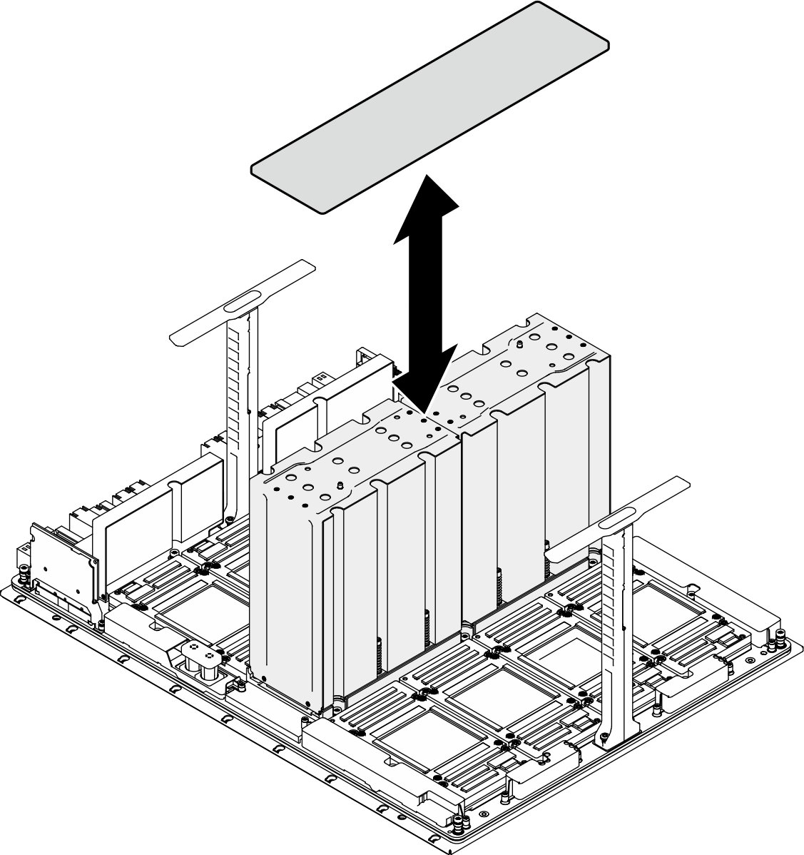 NVSwitch heat sink cover removal