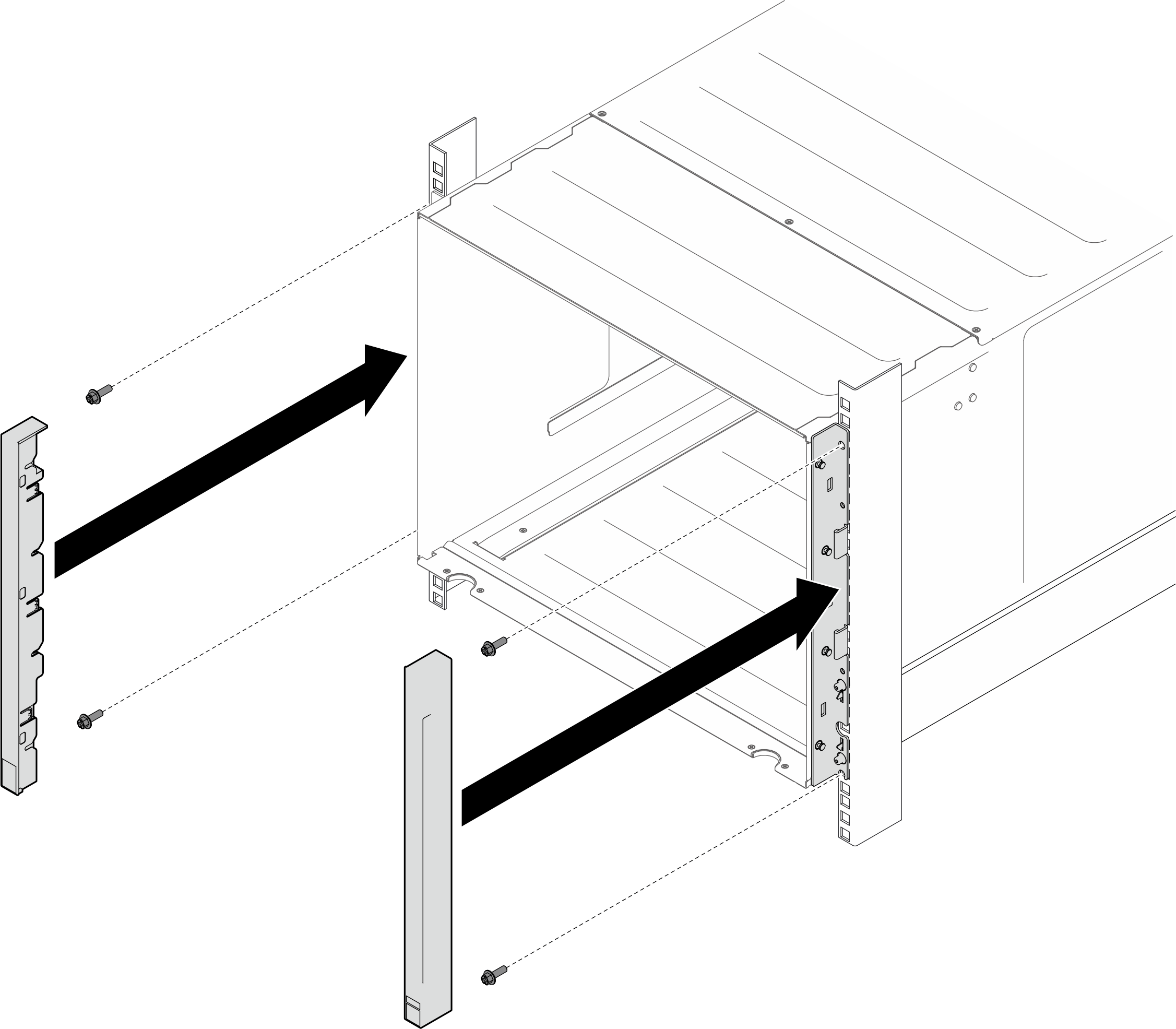 EIA cover installation
