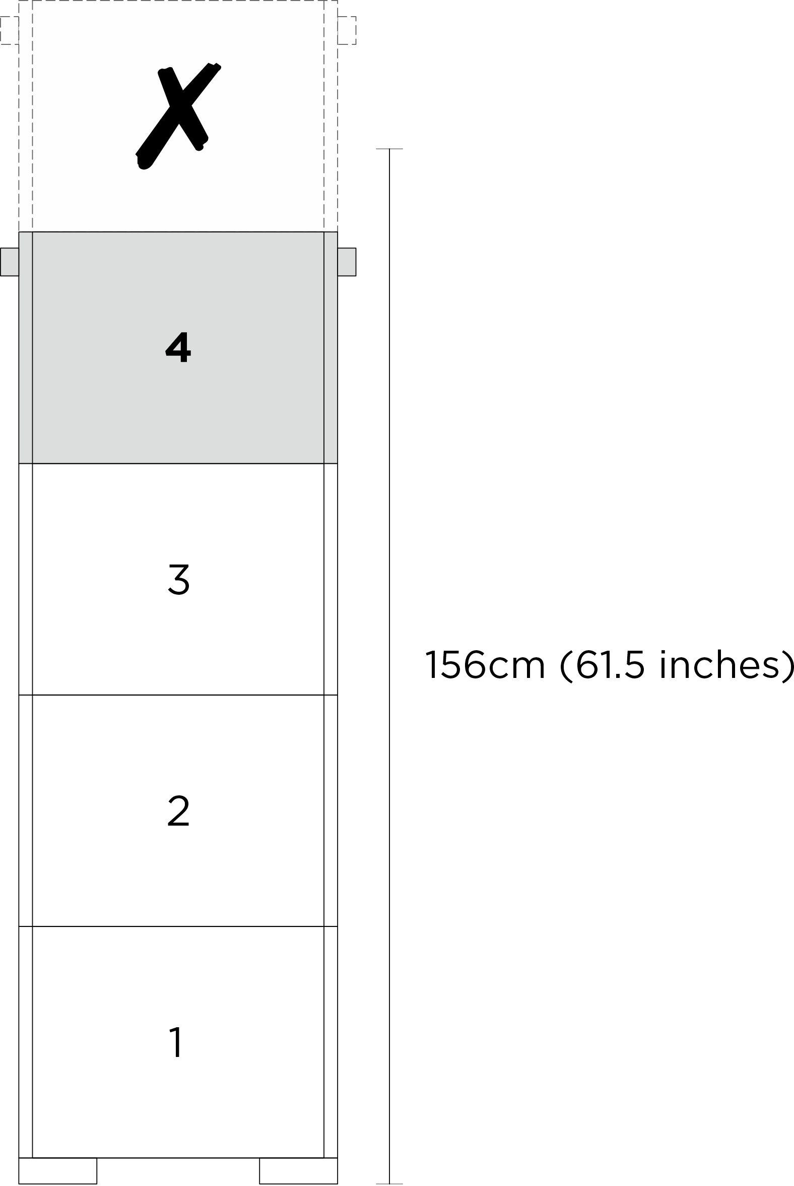 Maximum installation height