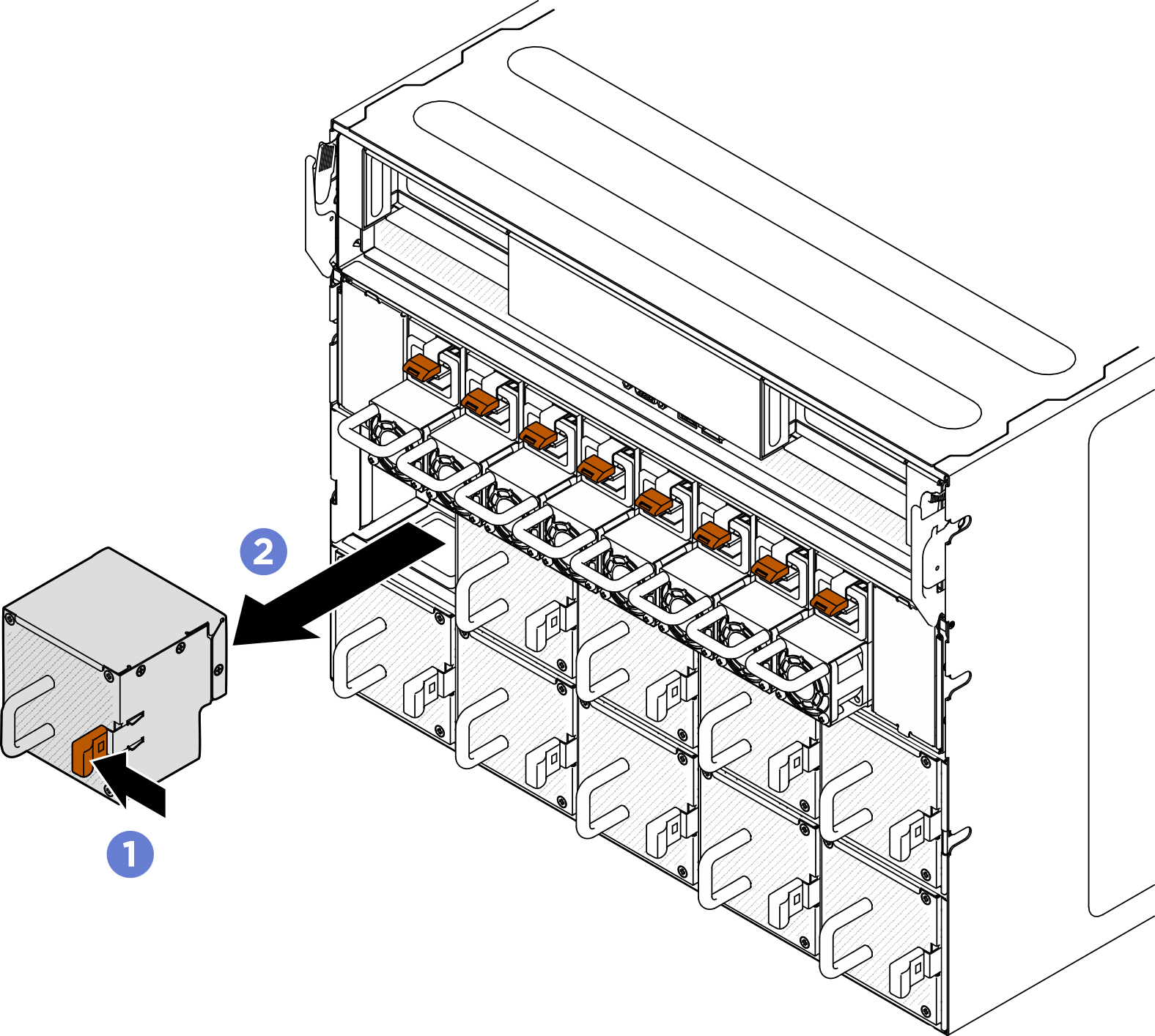 Rear primary fan removal