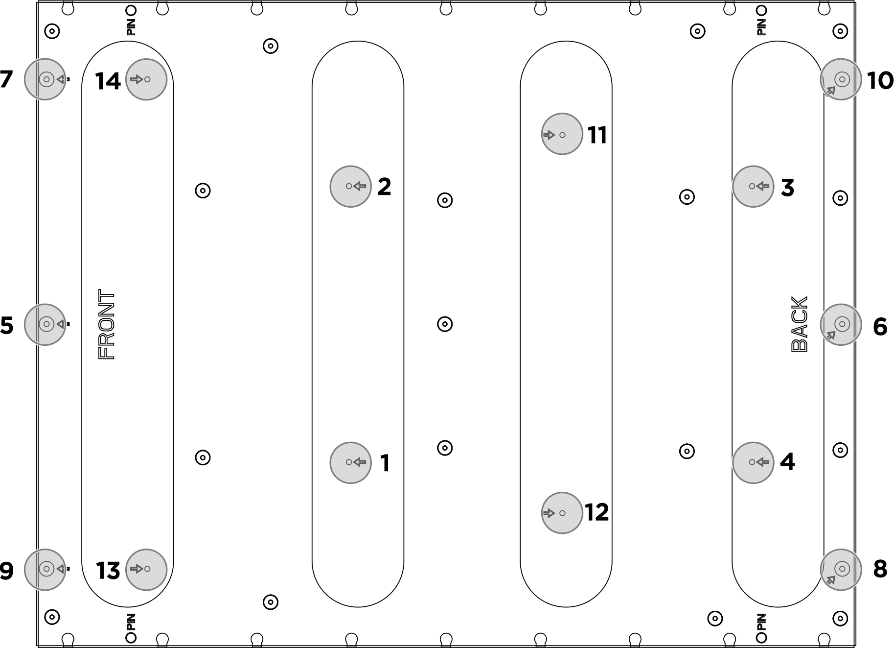 Screw tightening sequence