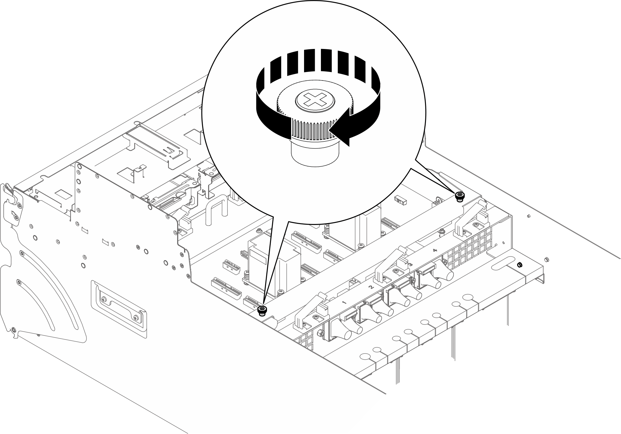 Tightening thumbscrews
