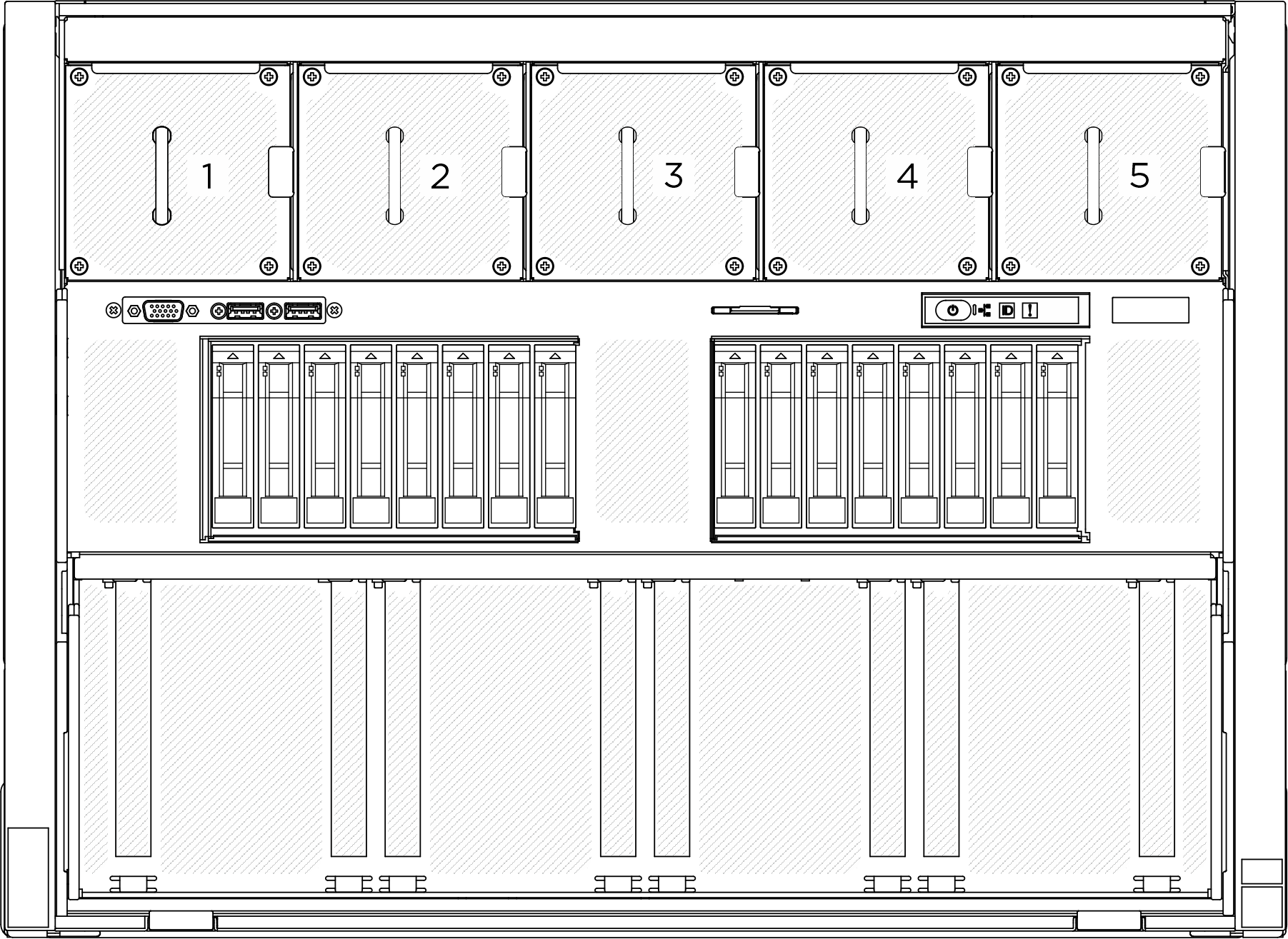 Front fan numbering