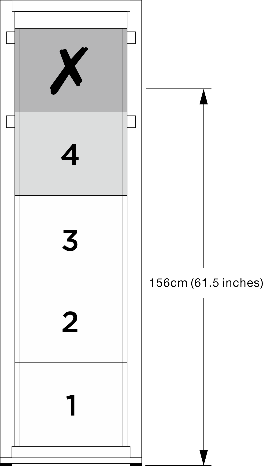 Maximum installation height