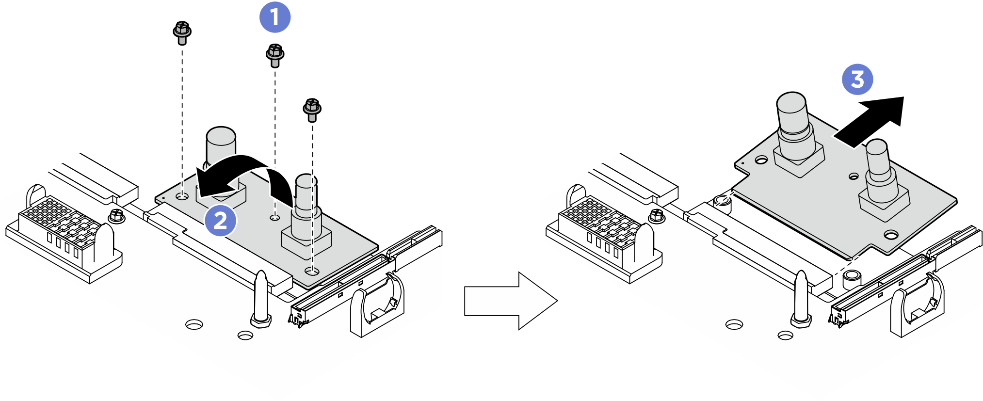 Power interface board removal