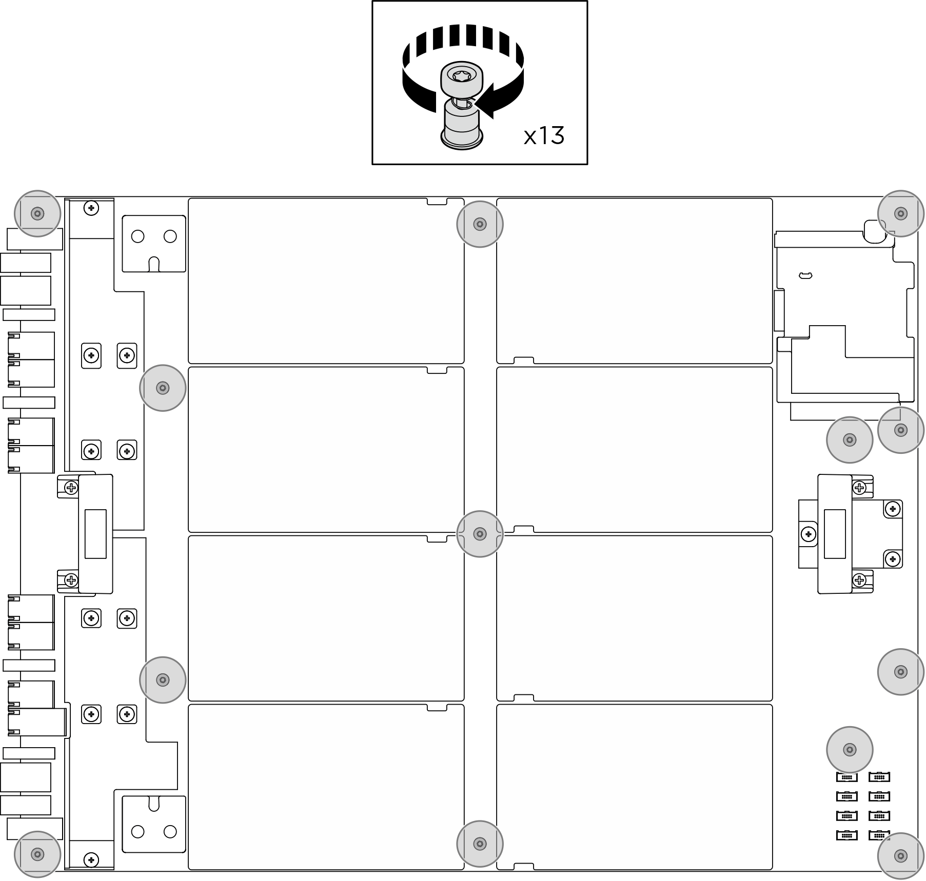 Screw installation