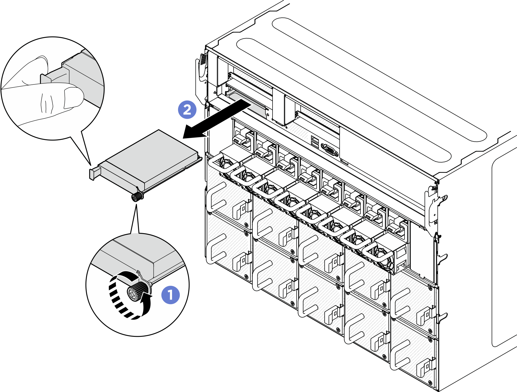 OCP module removal