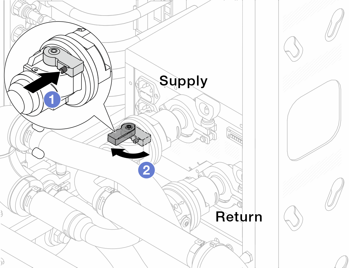 Opening ball valves