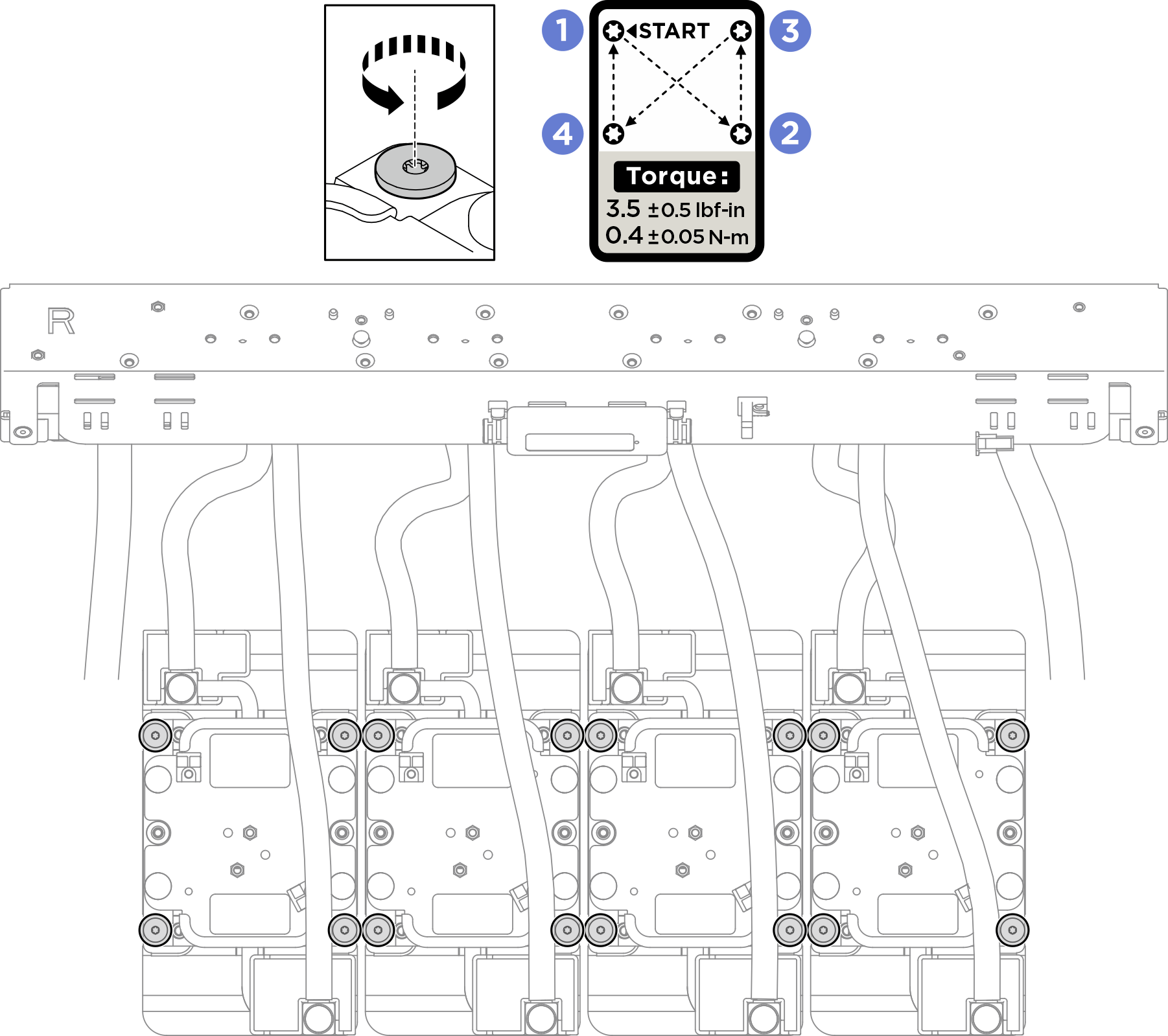 Removing the GPU cold plates