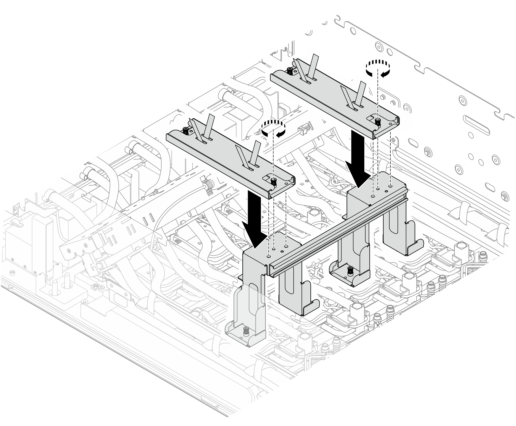 Installing the handles