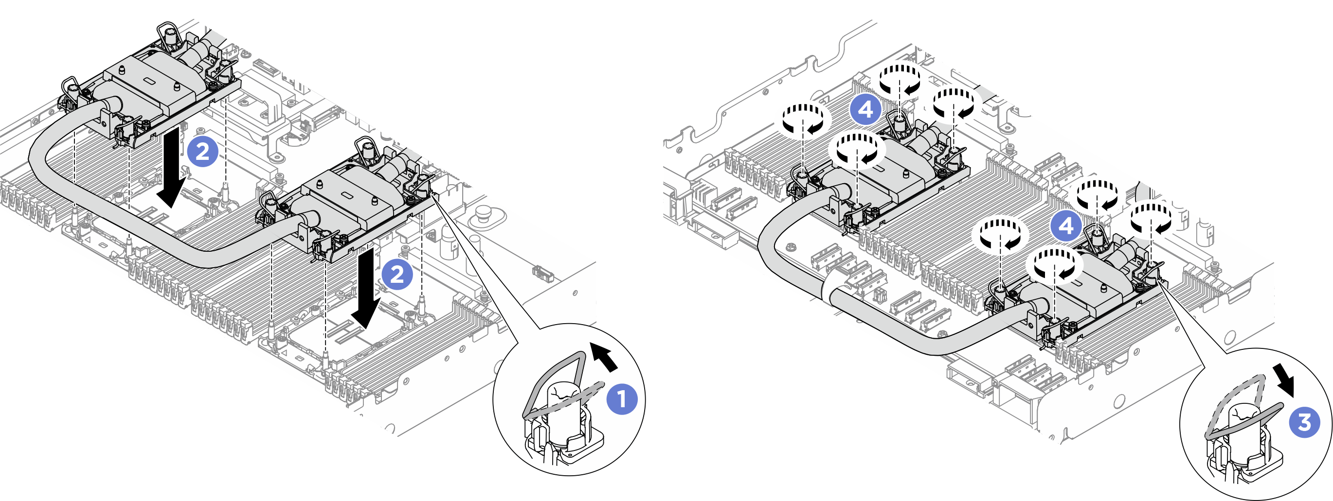 Installing the processor-DWCM