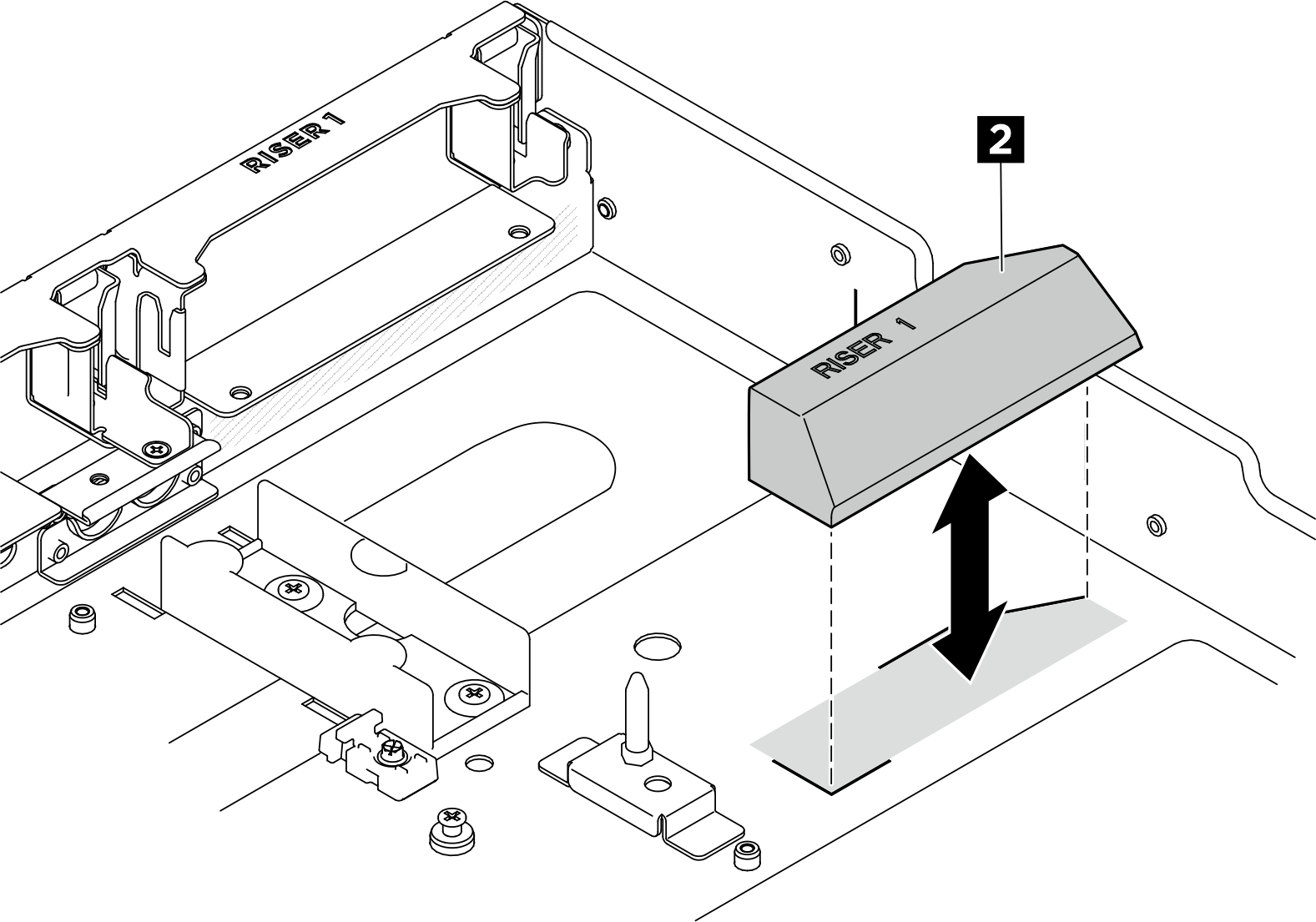 Removing DPU air baffle from the chassis