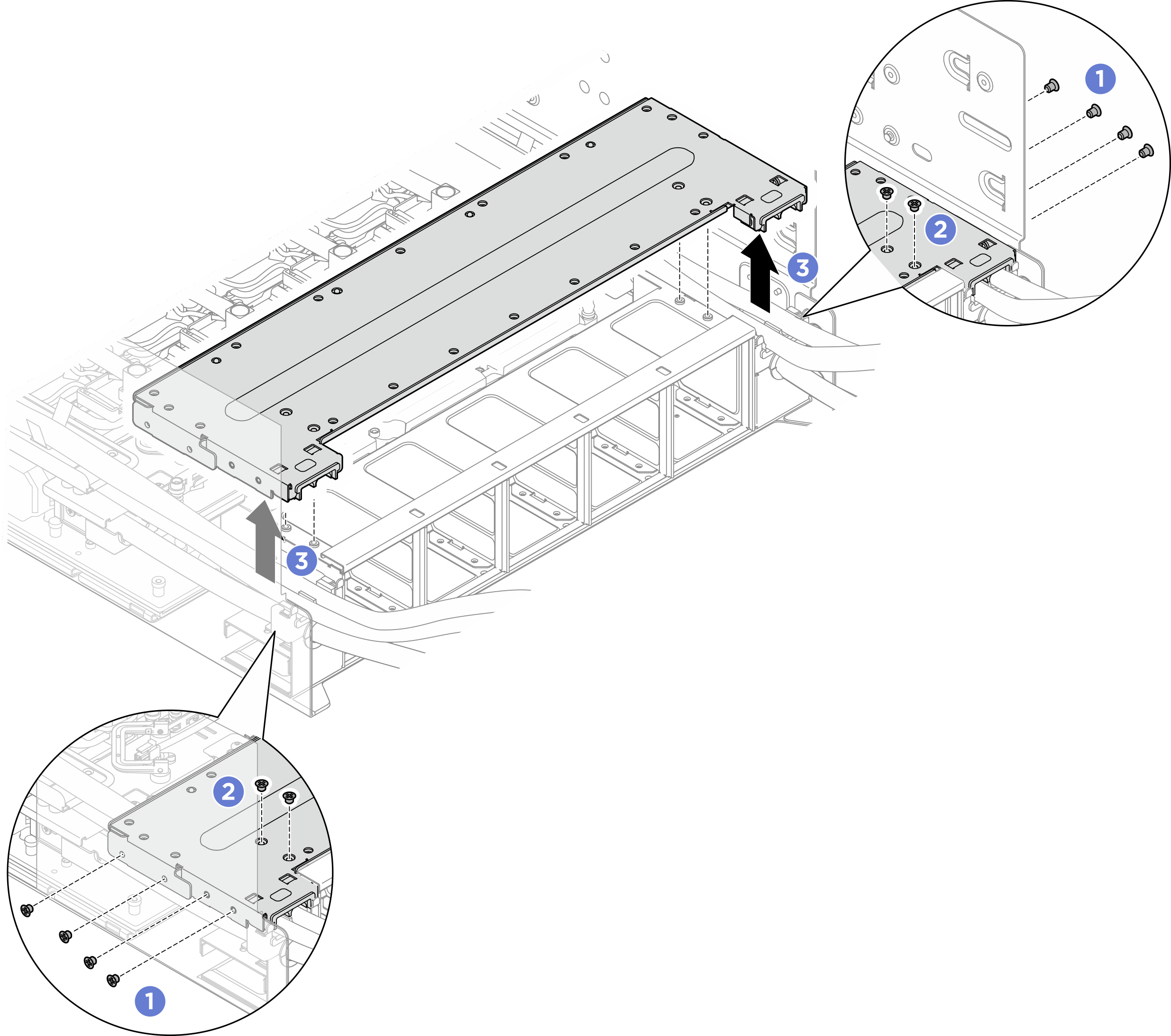 Removing the hose cover