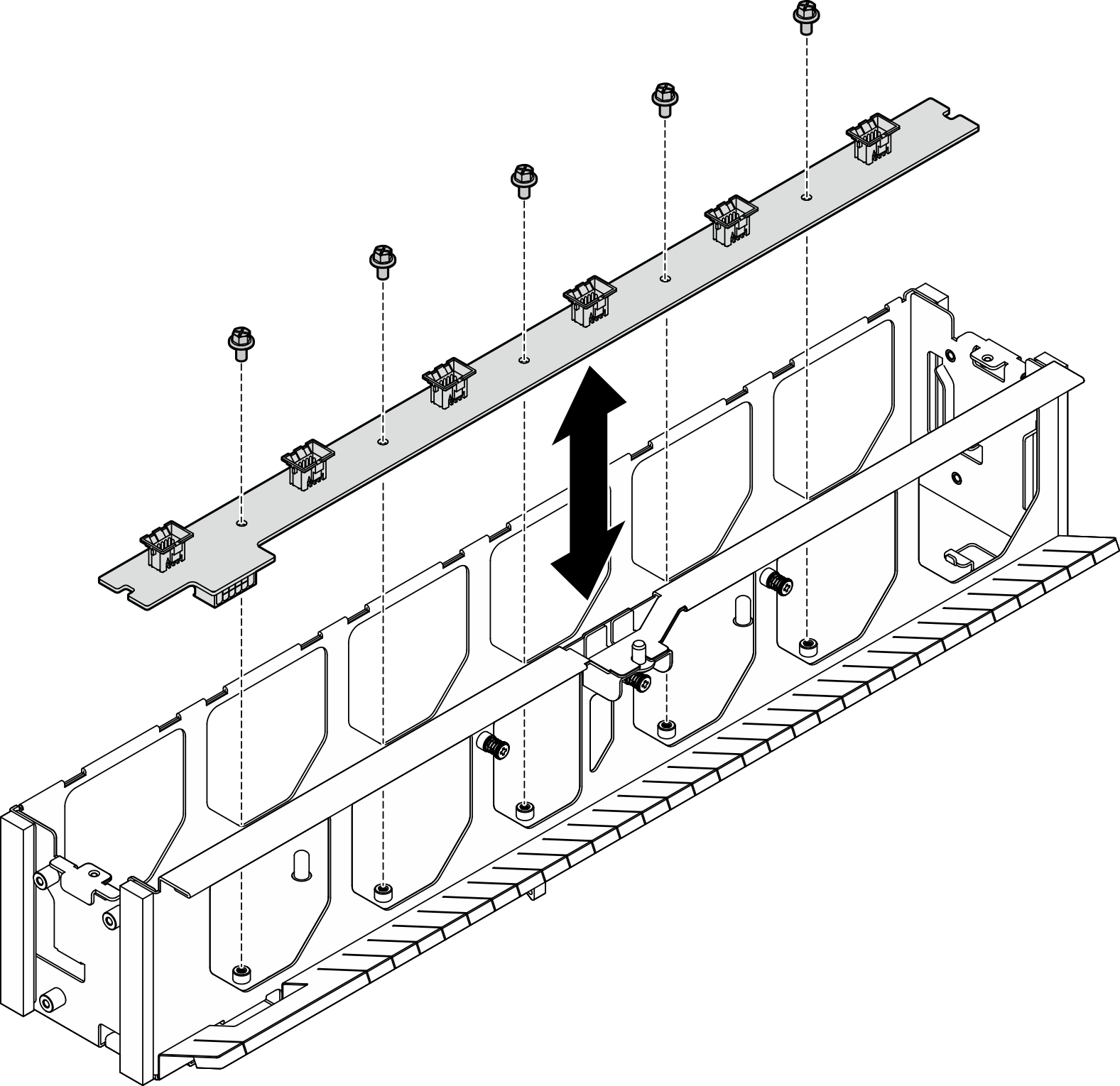 Front fan control board Installation