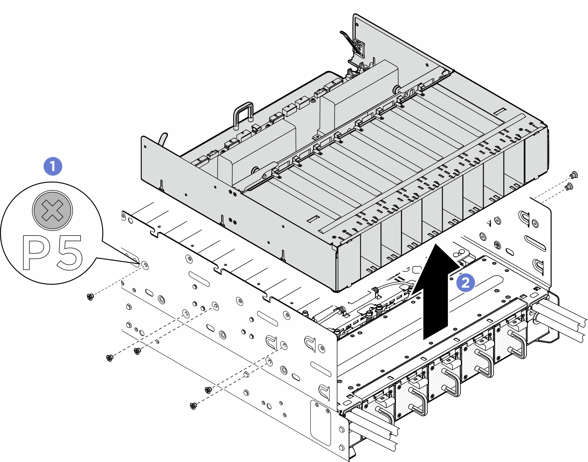 Power complex removal