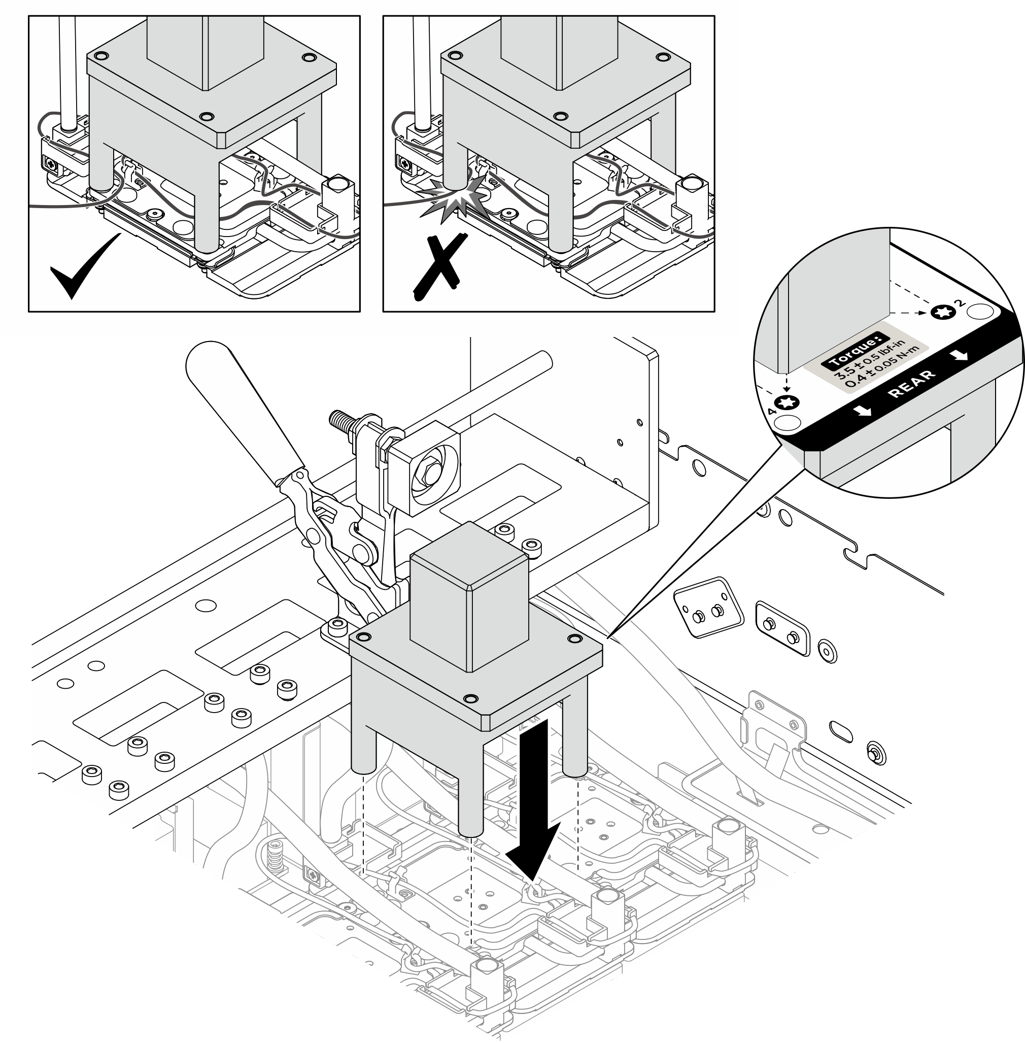 Placing the table