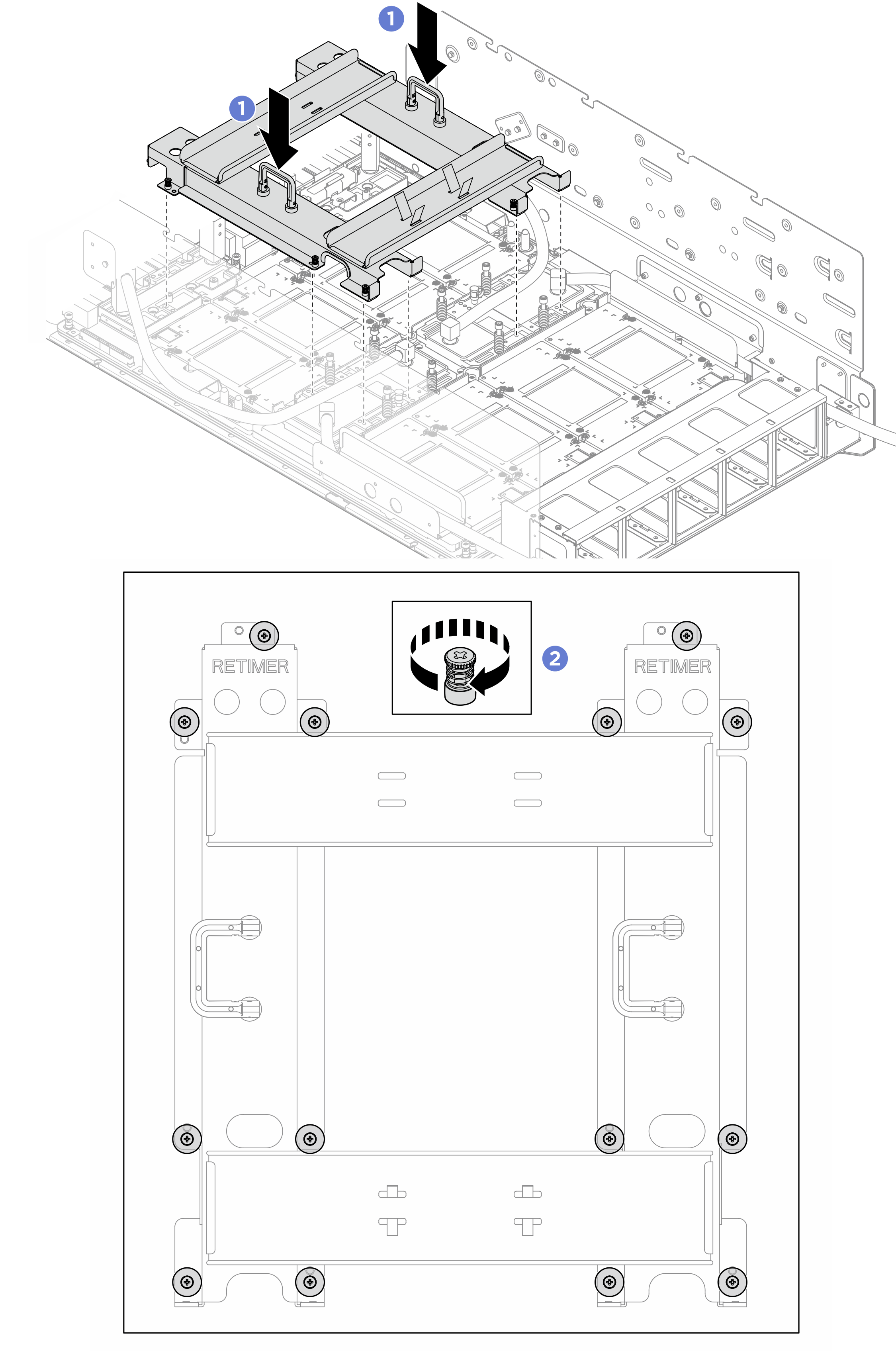 Installing shipping brackets