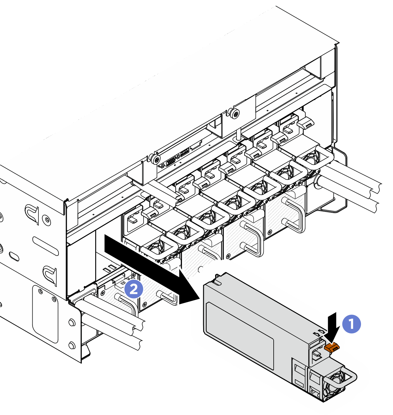 Power supply unit removal