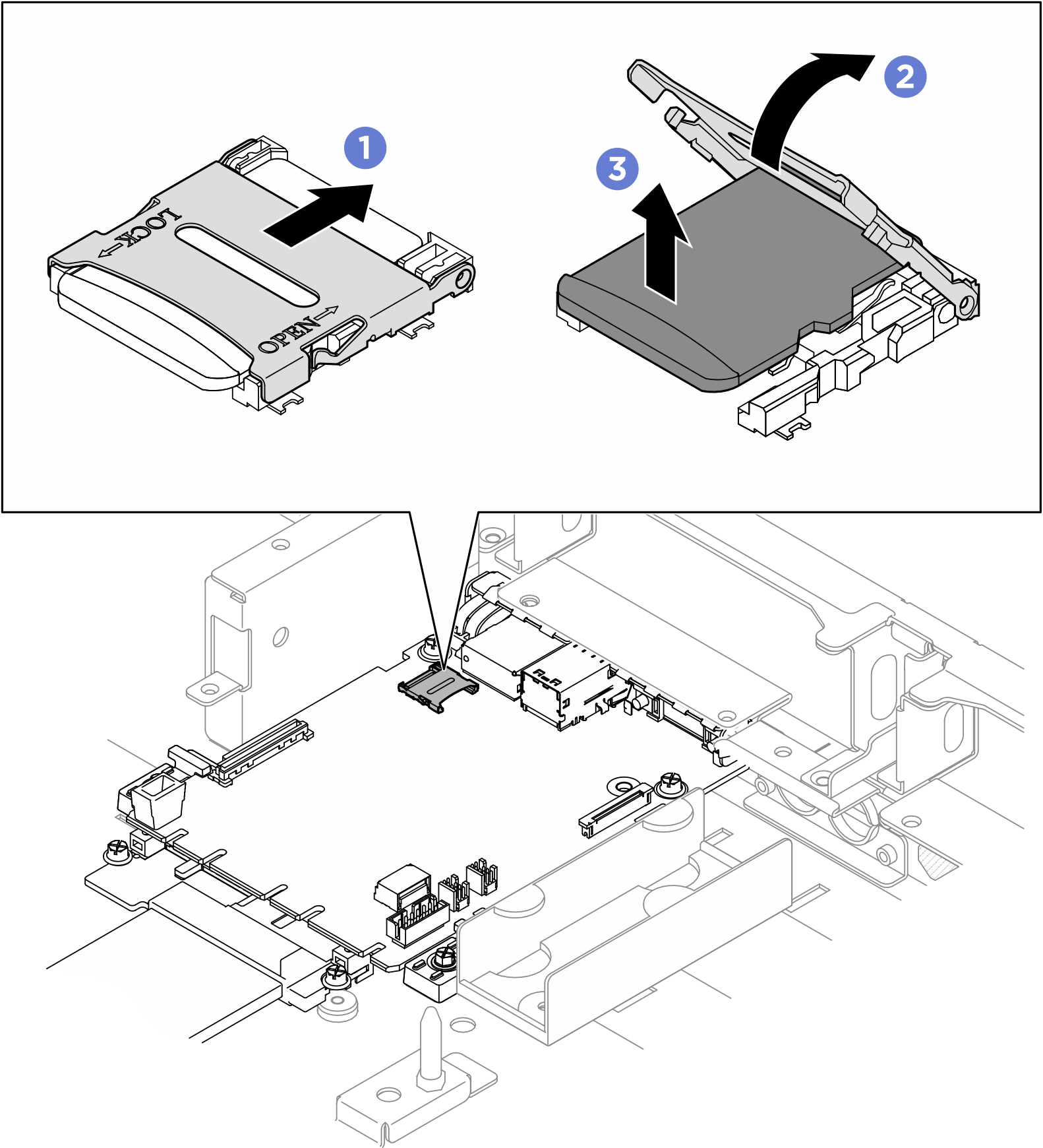 Removing MicroSD card