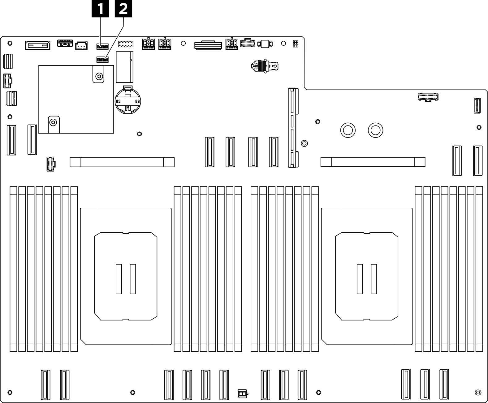 System board switches