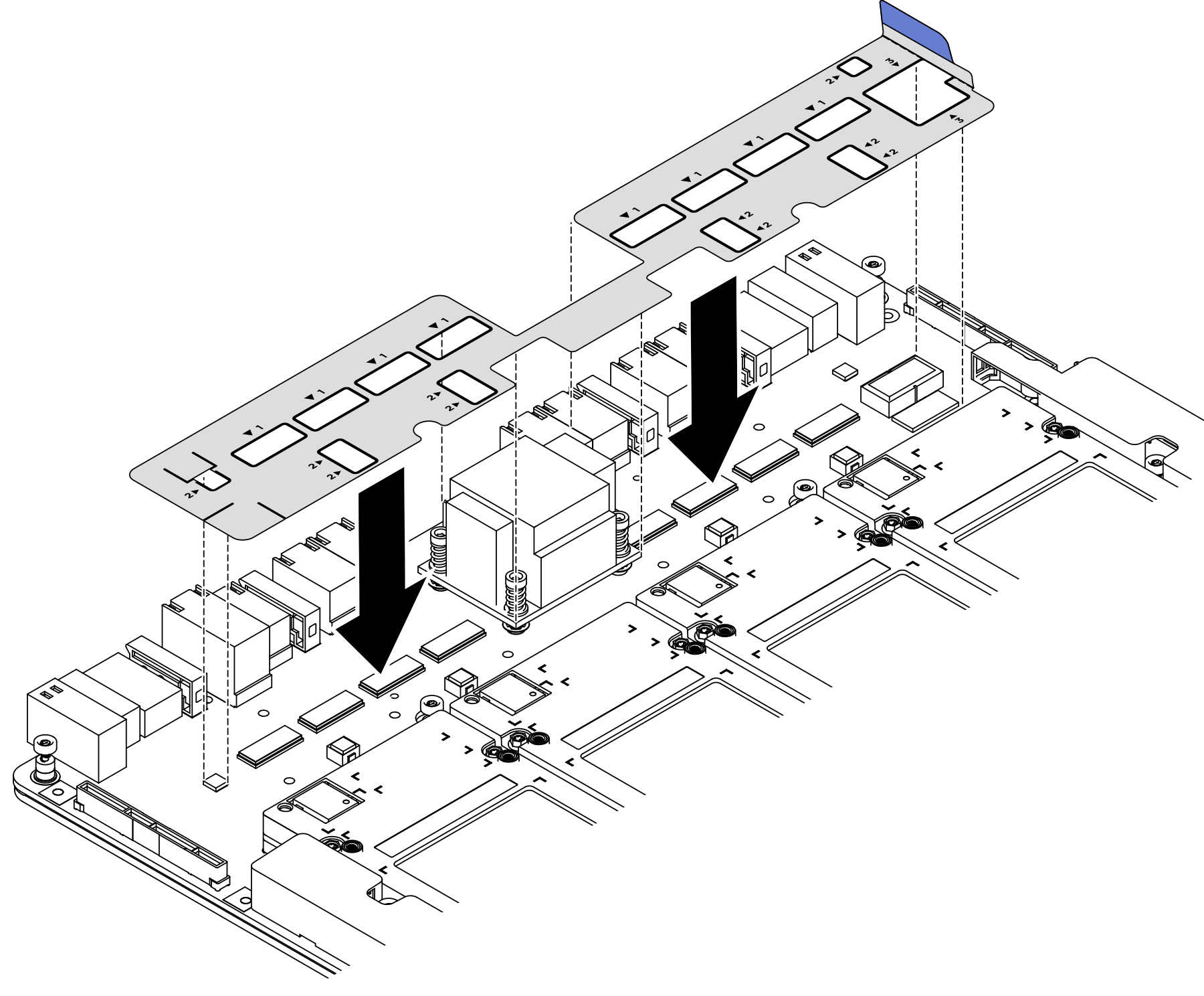 Jig application on retimer