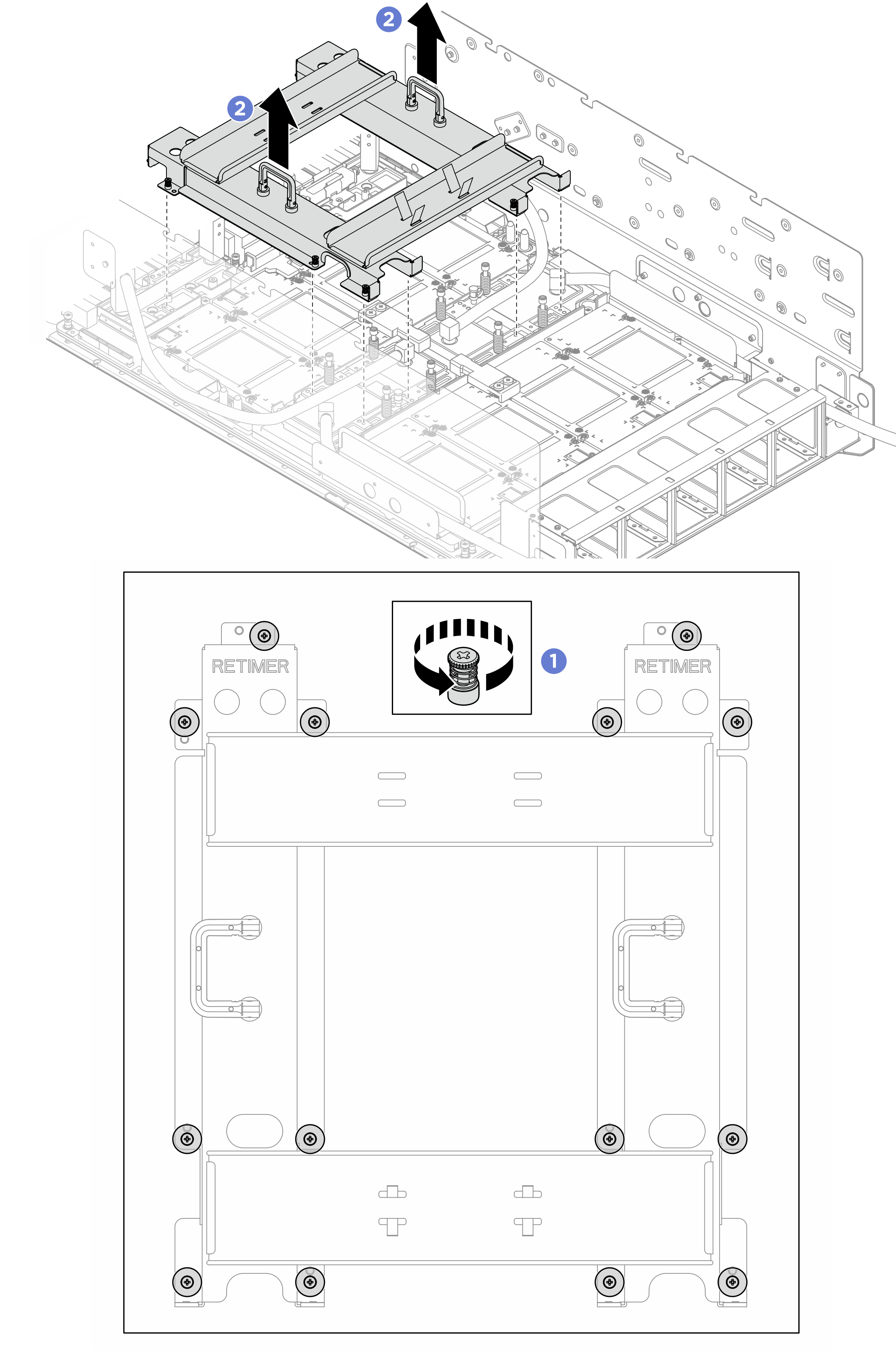 Removing the shipping brackets