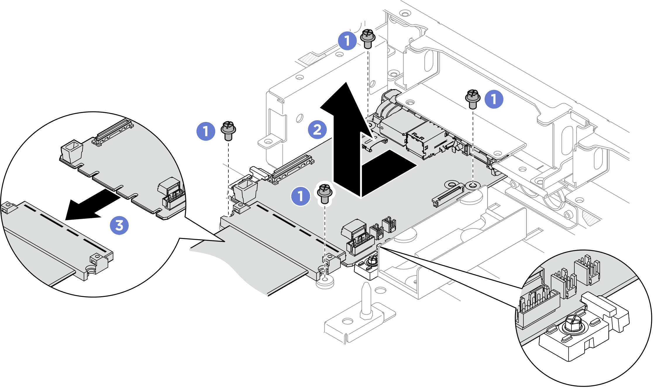 Removing the system I/O board