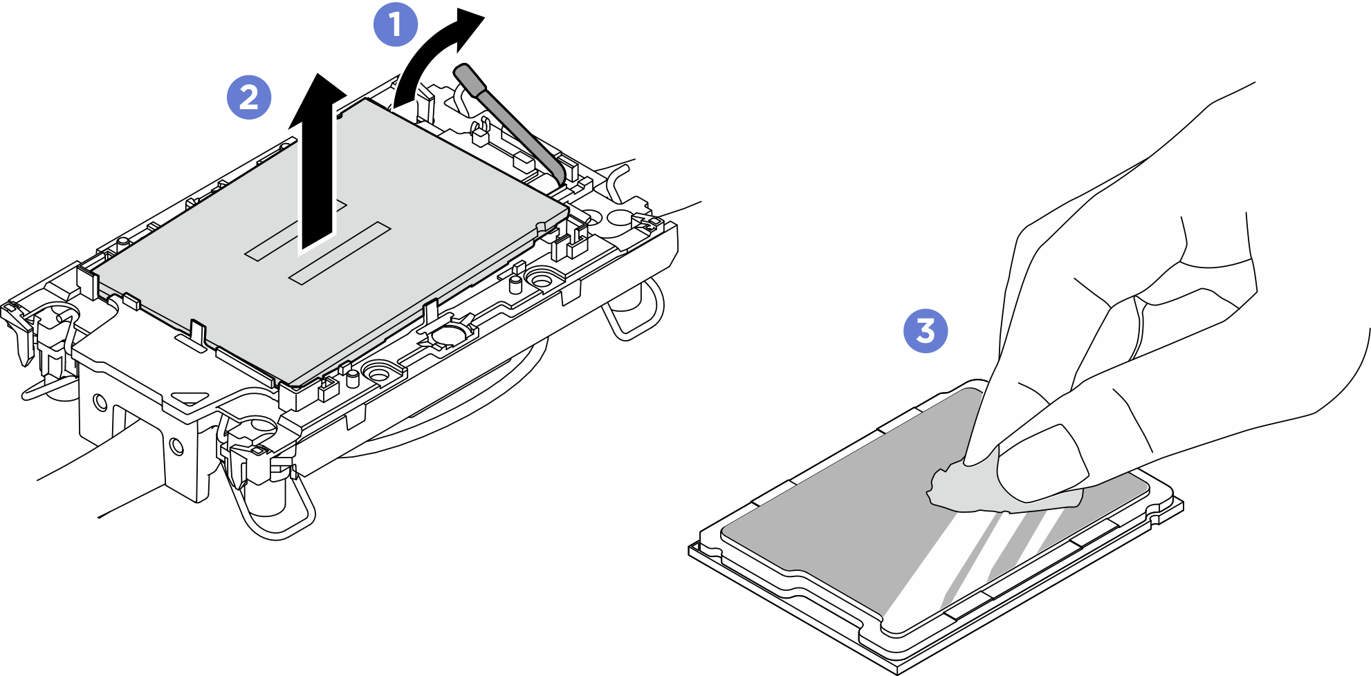 Removing the processor