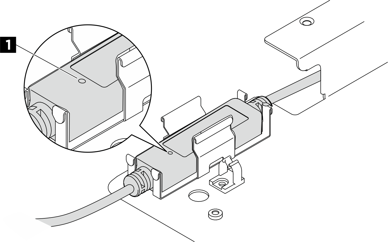 Leak detection LED