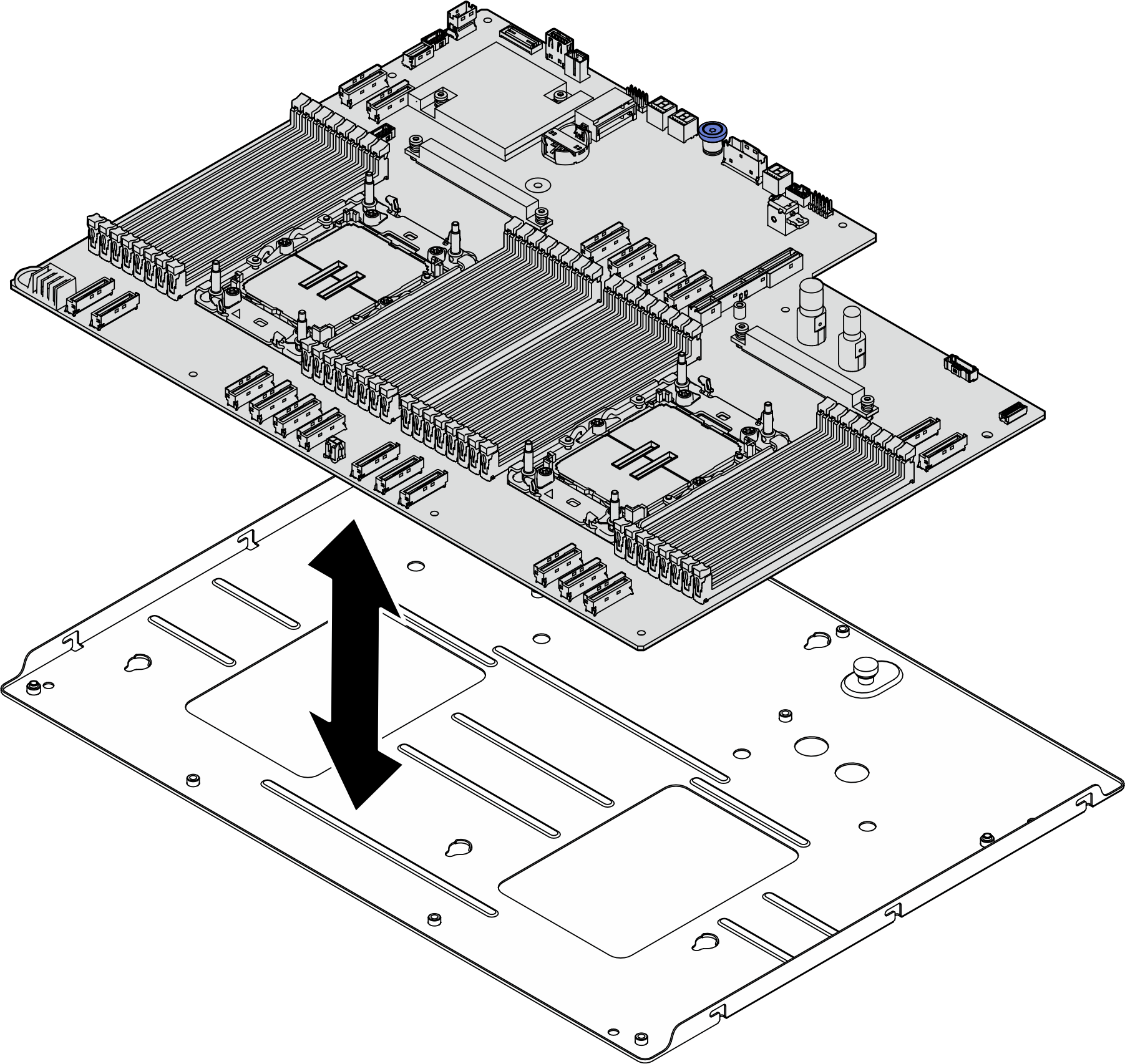 System board assembly disassembly