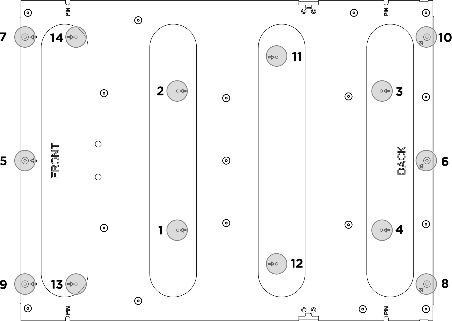 GPU complex adapter plate screw sequence