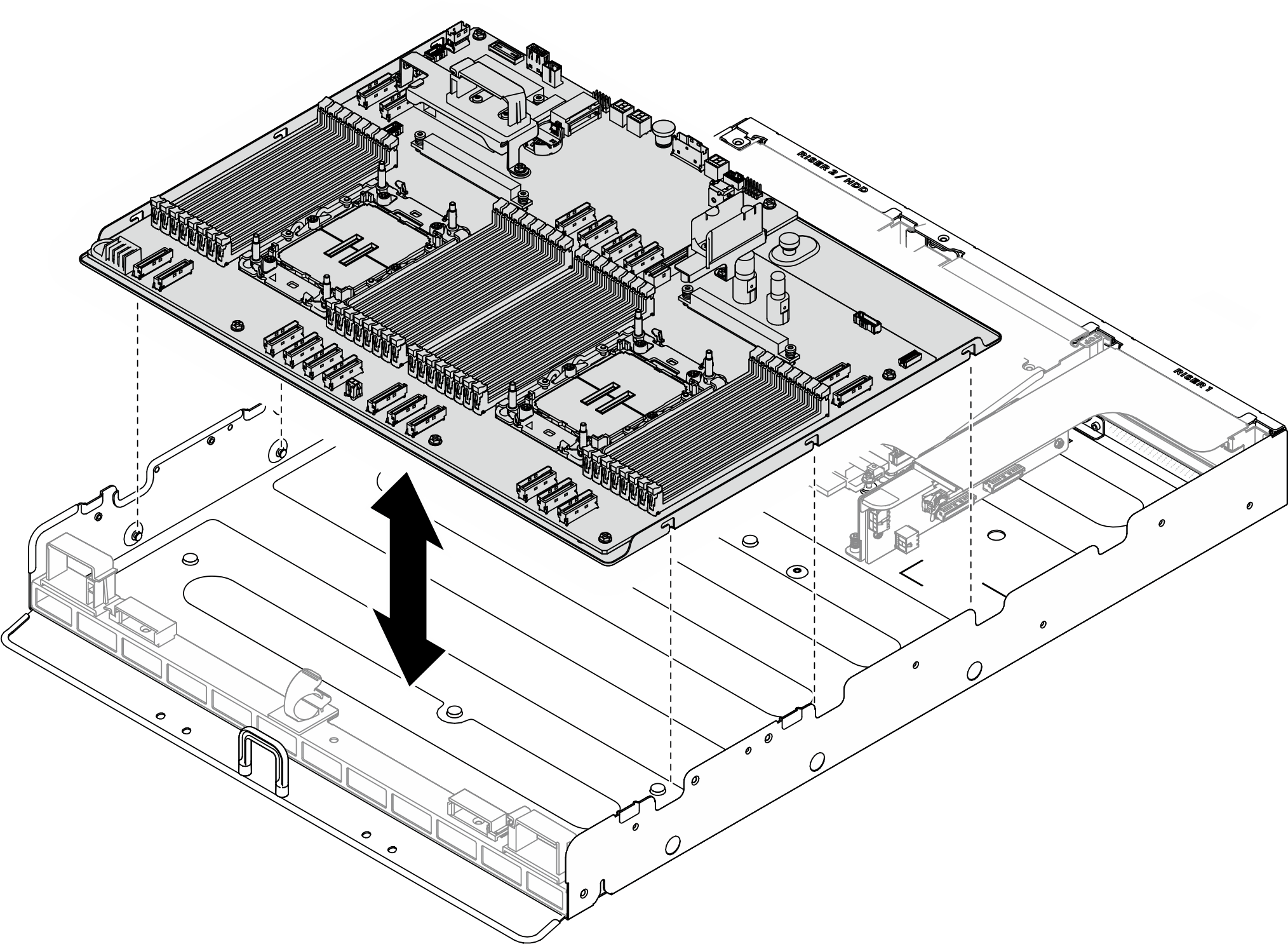 System board installation