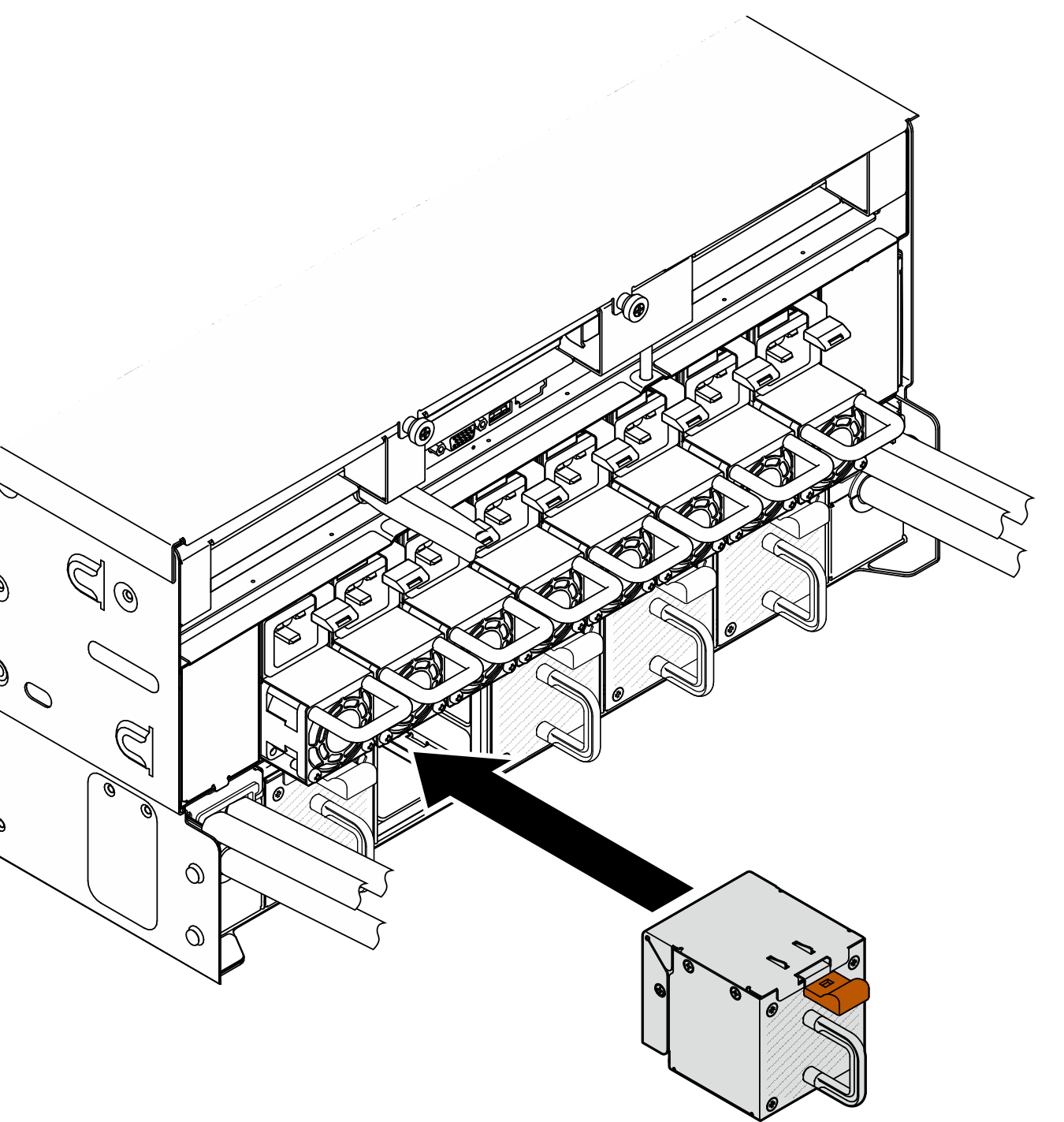 Rear fan installation