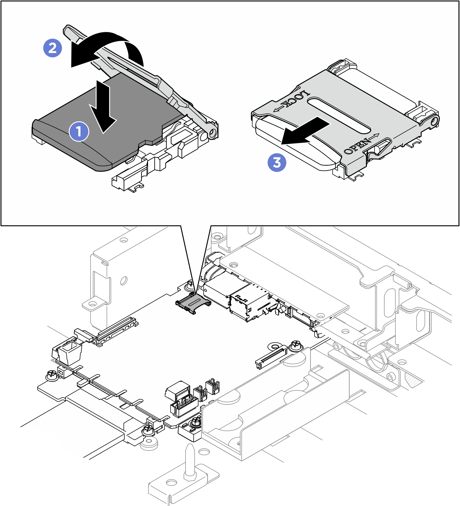 Installing MicroSD card