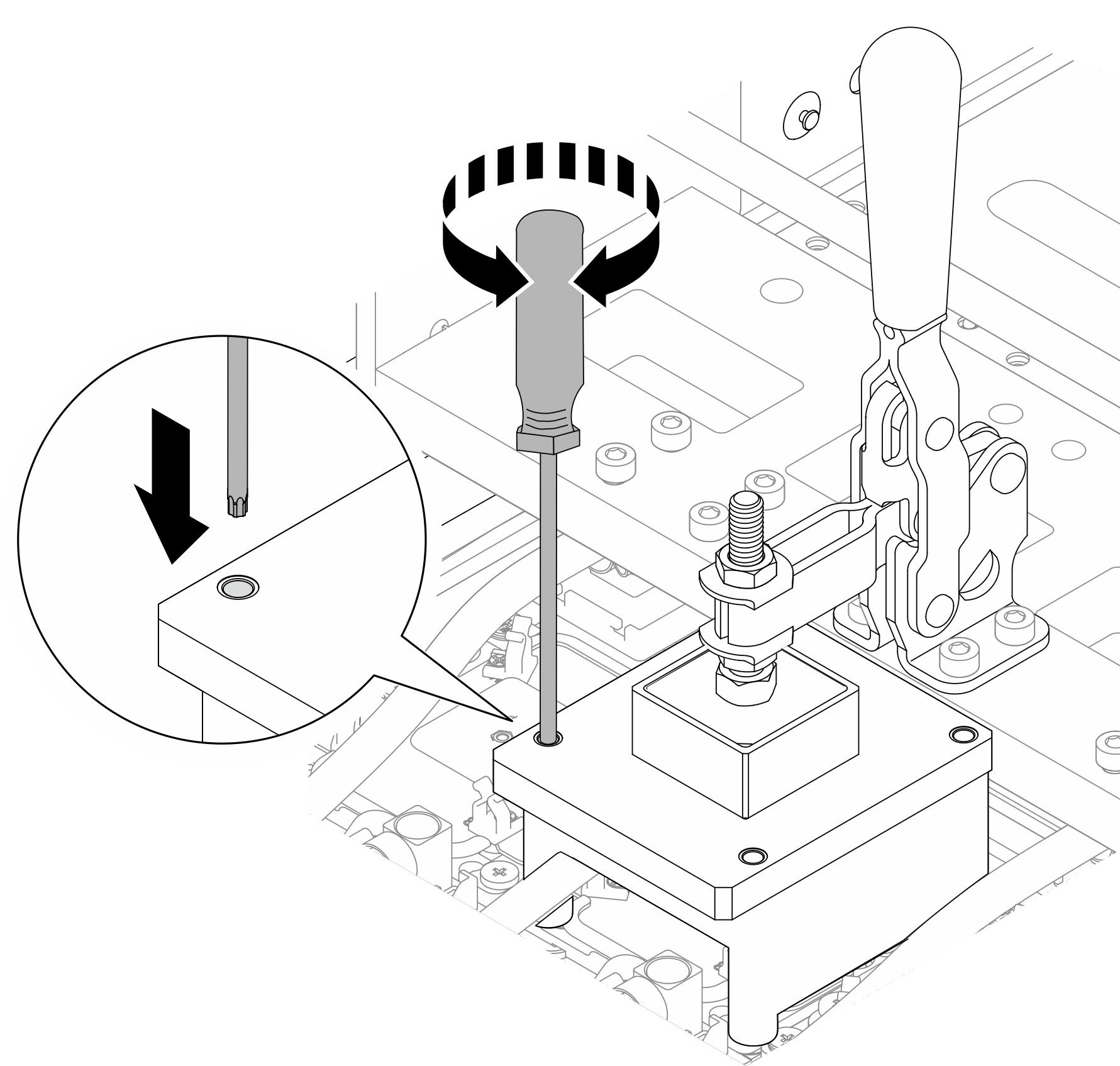 Installing the GPU cold plates