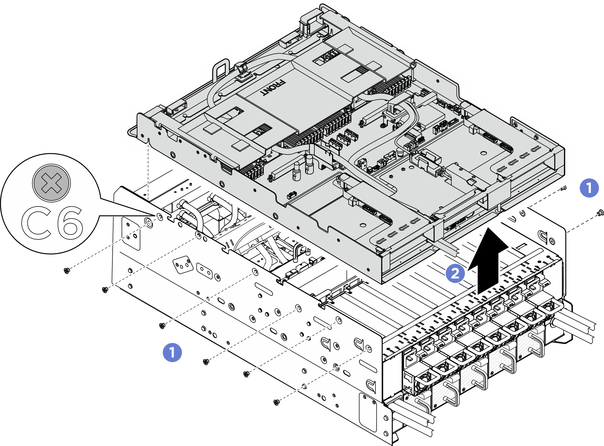 CPU complex removal