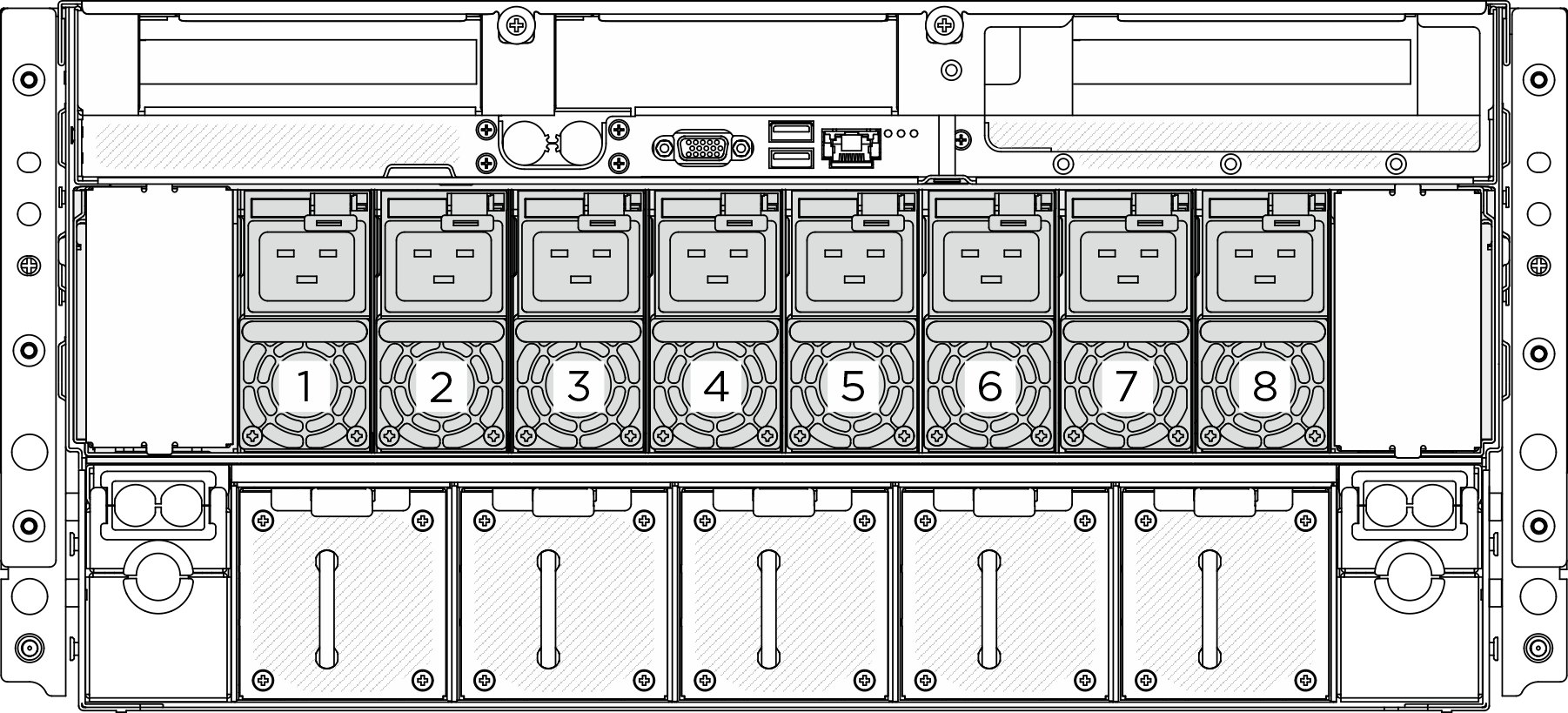 Power supply bay numbering