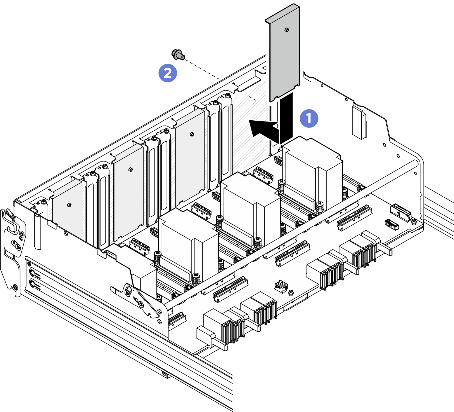 Venting block installation