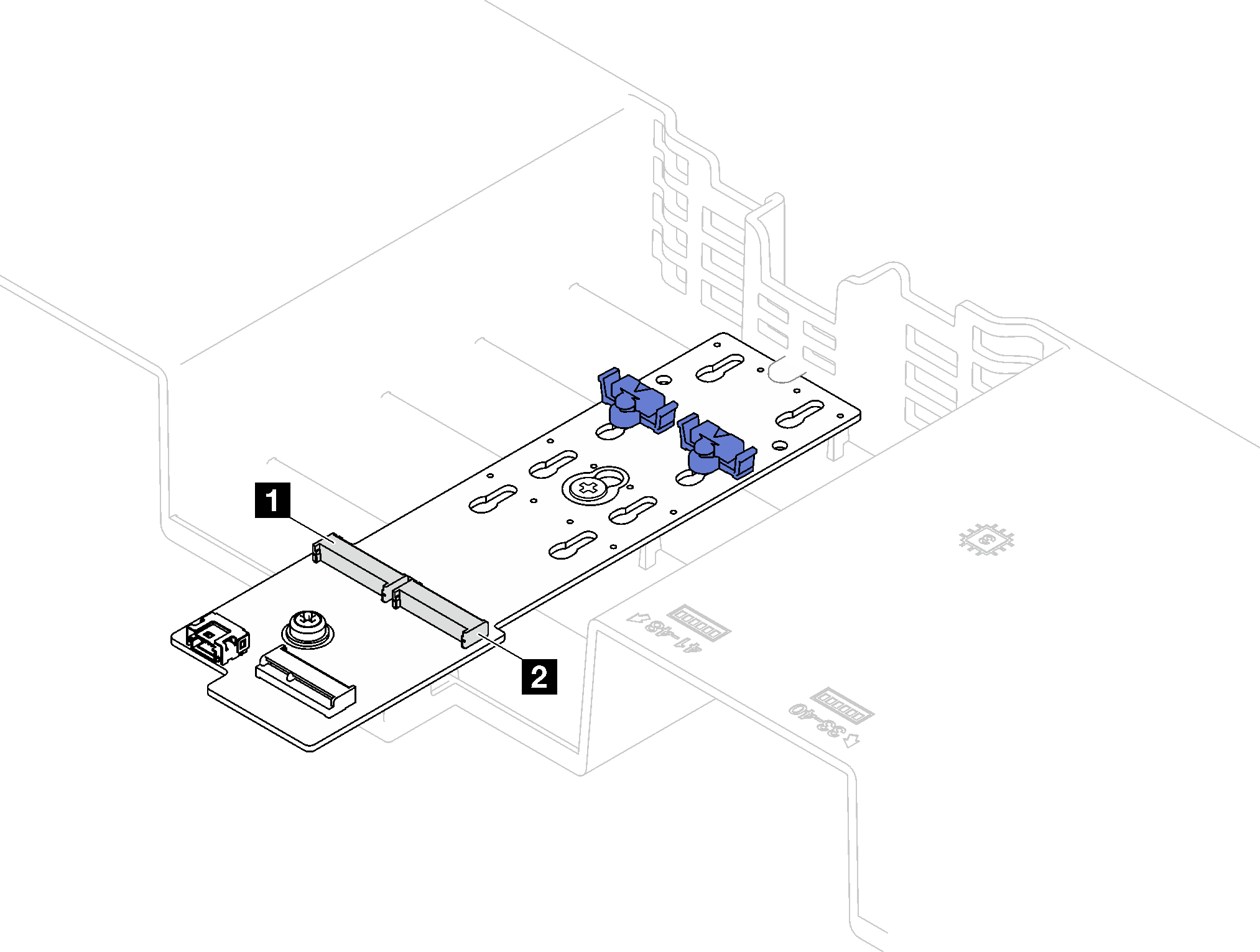 M.2 drive slots