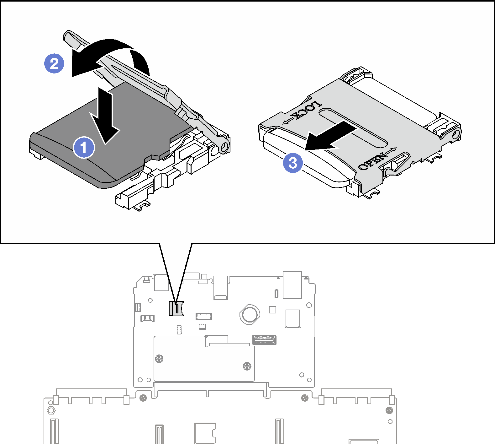 MicroSD card installation