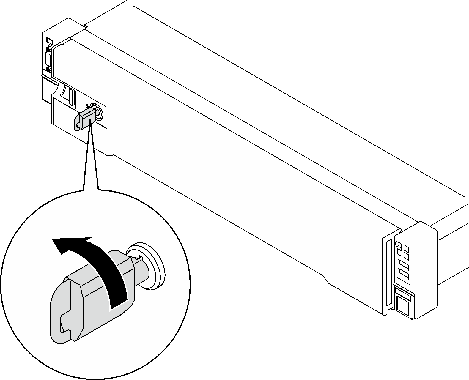 Locking the security bezel