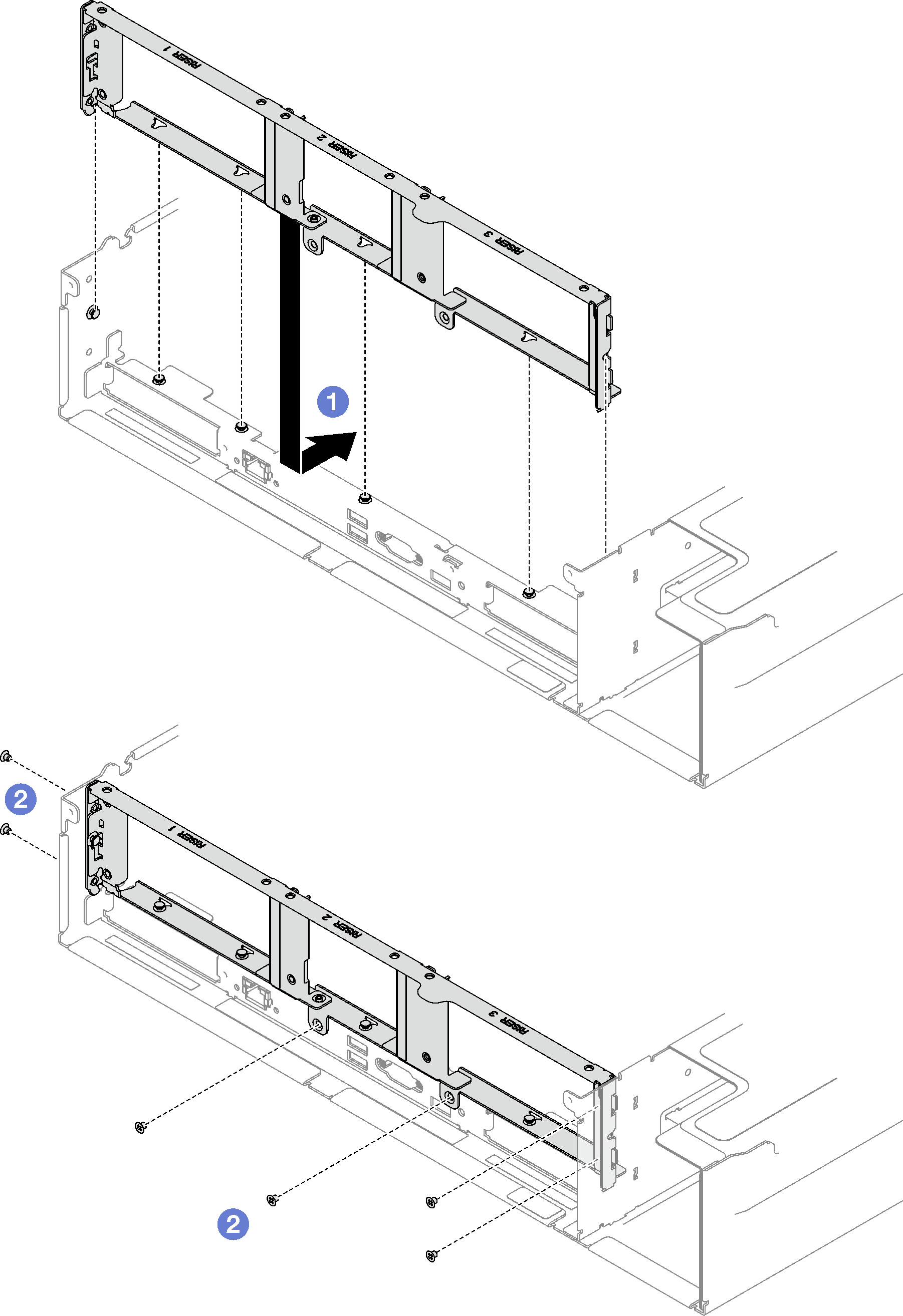 Rear wall installation